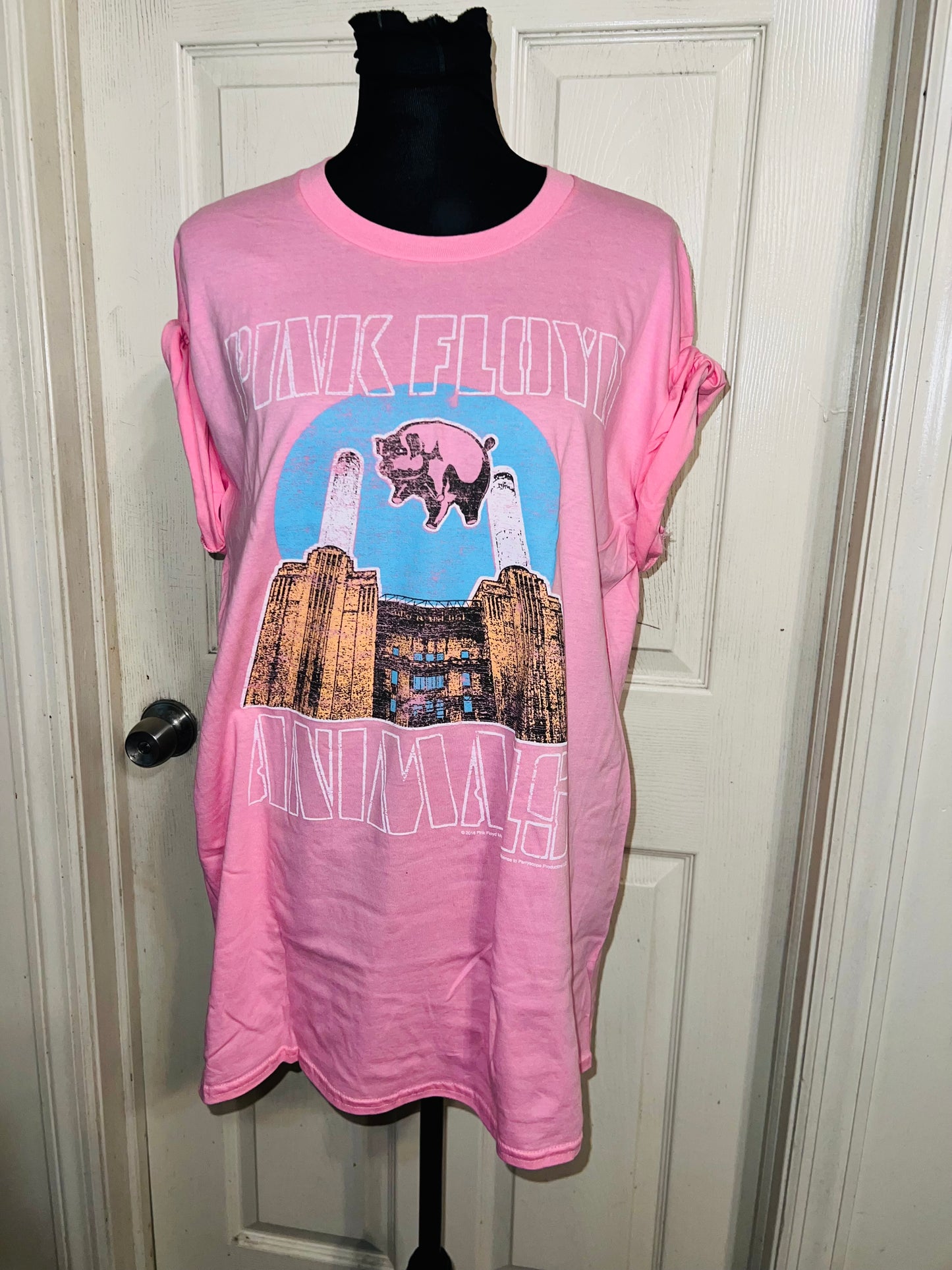 Pink Floyd Oversized Distressed Tee