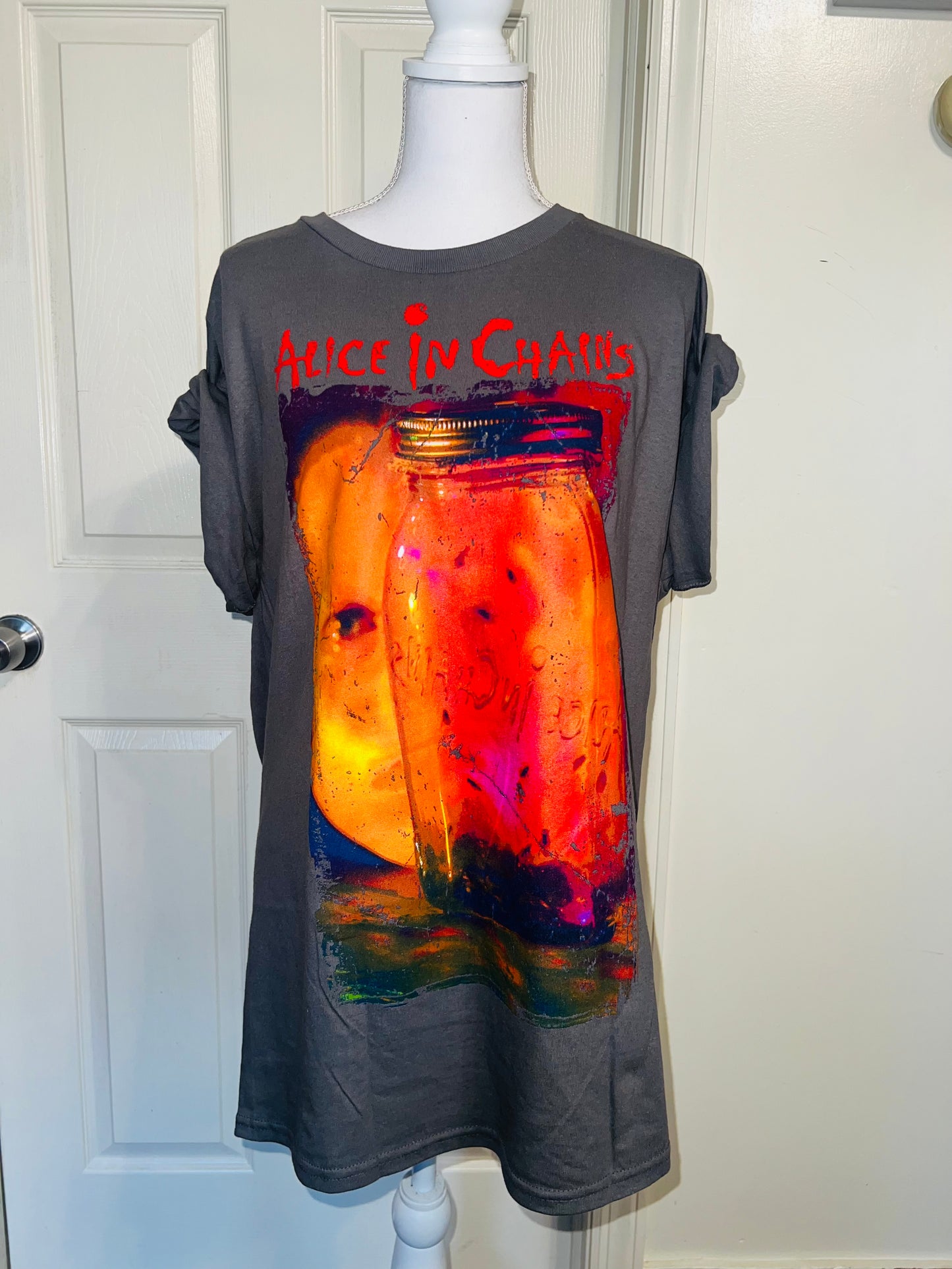 Alice In Chains Oversized Distressed Tee