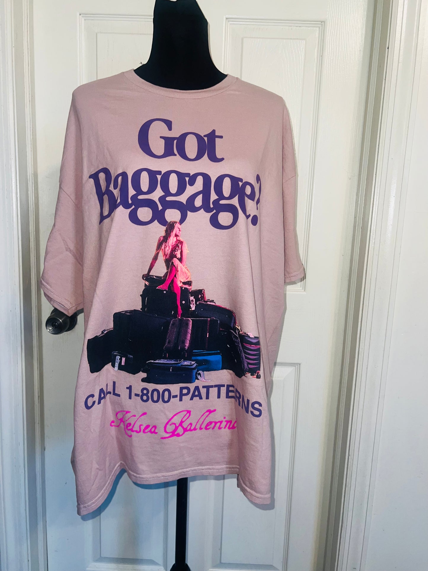 Kelsea Ballerini Oversized Distressed Tee