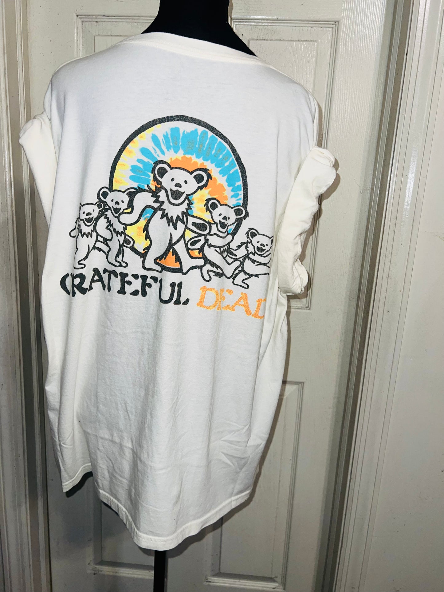 Grateful Dead Double Sided Oversized Distressed Tee