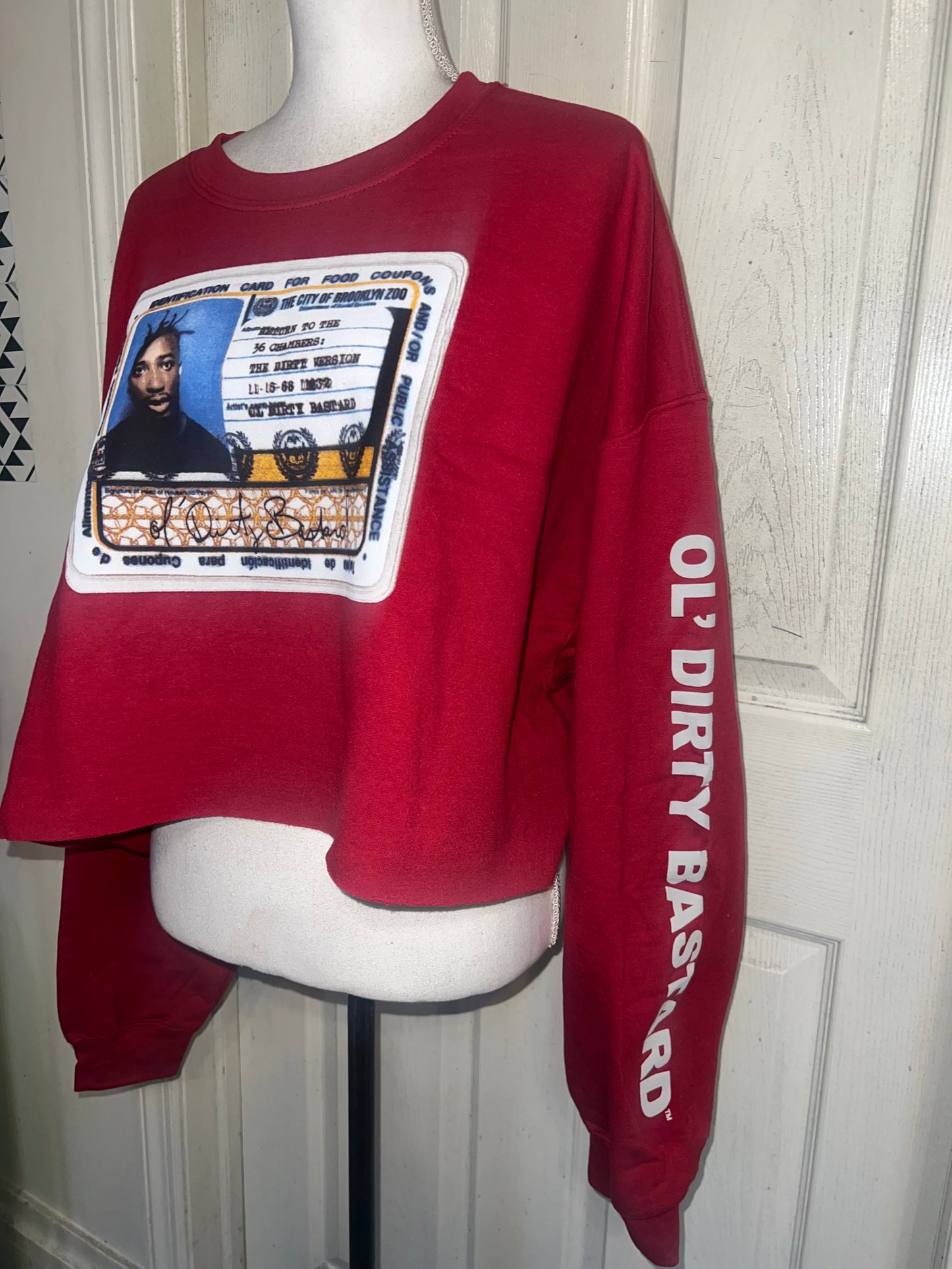 Ol’ Dirty Bastard Oversized Distressed Sweatshirt