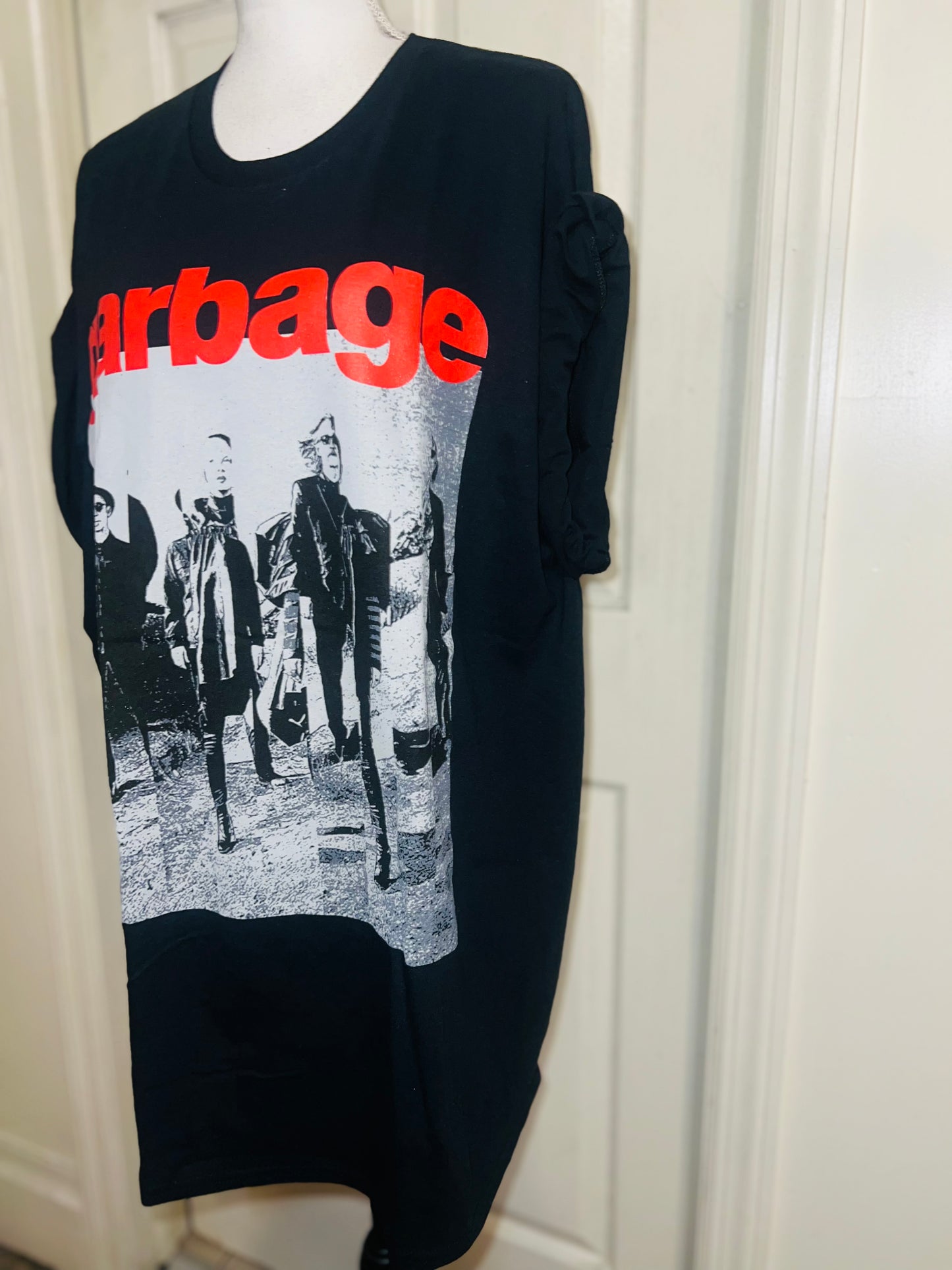 Garbage Oversized Distressed Tee