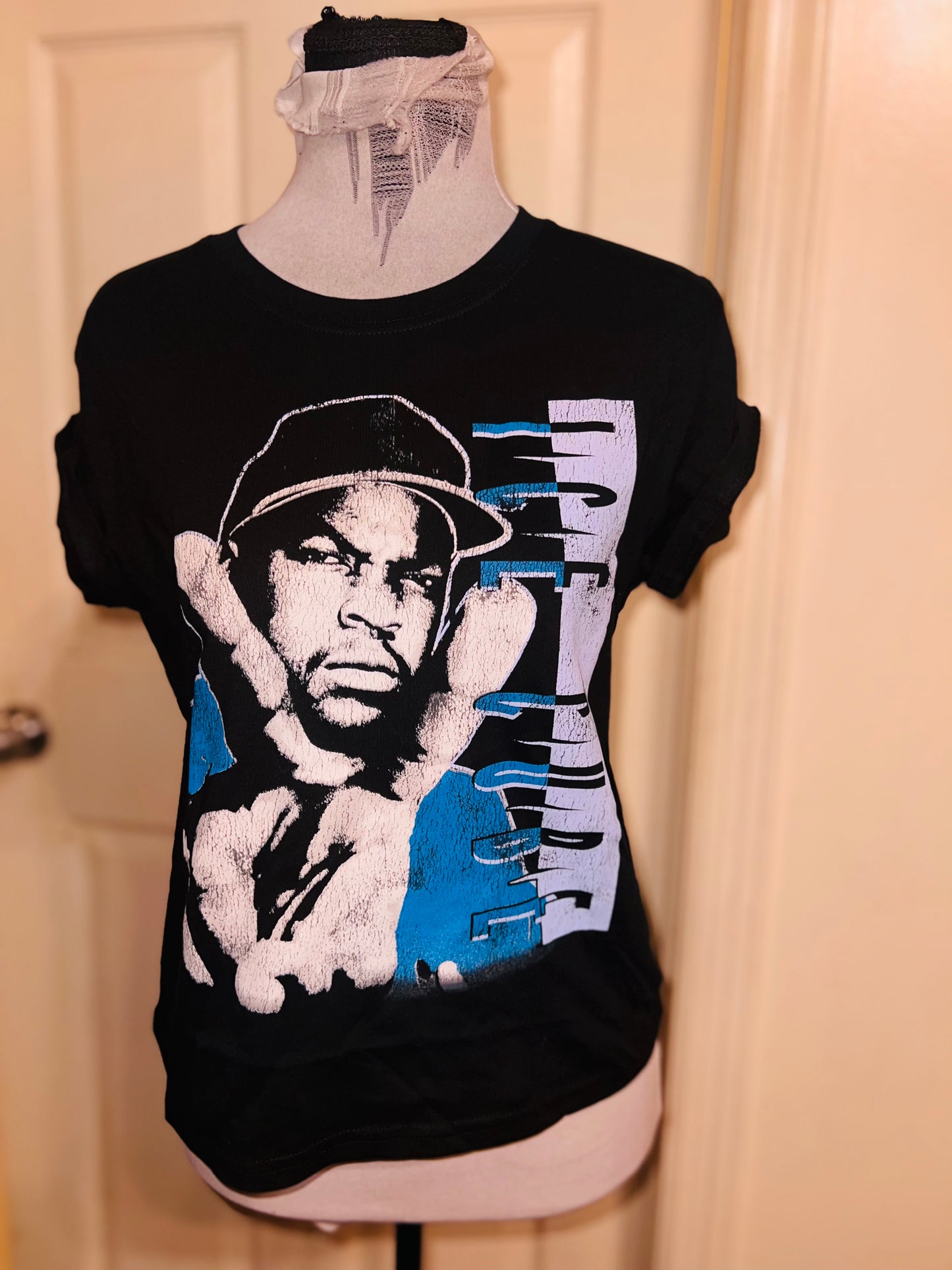 Ice Cube Distressed Baby Tee