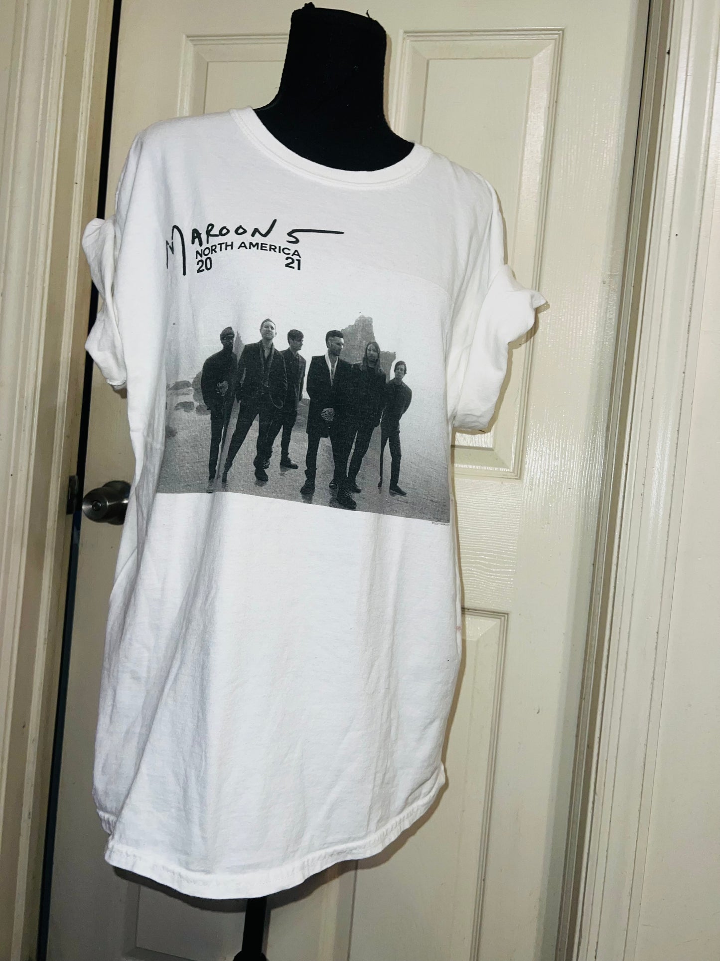 Maroon 5 Double Sided Distressed Tour Tee
