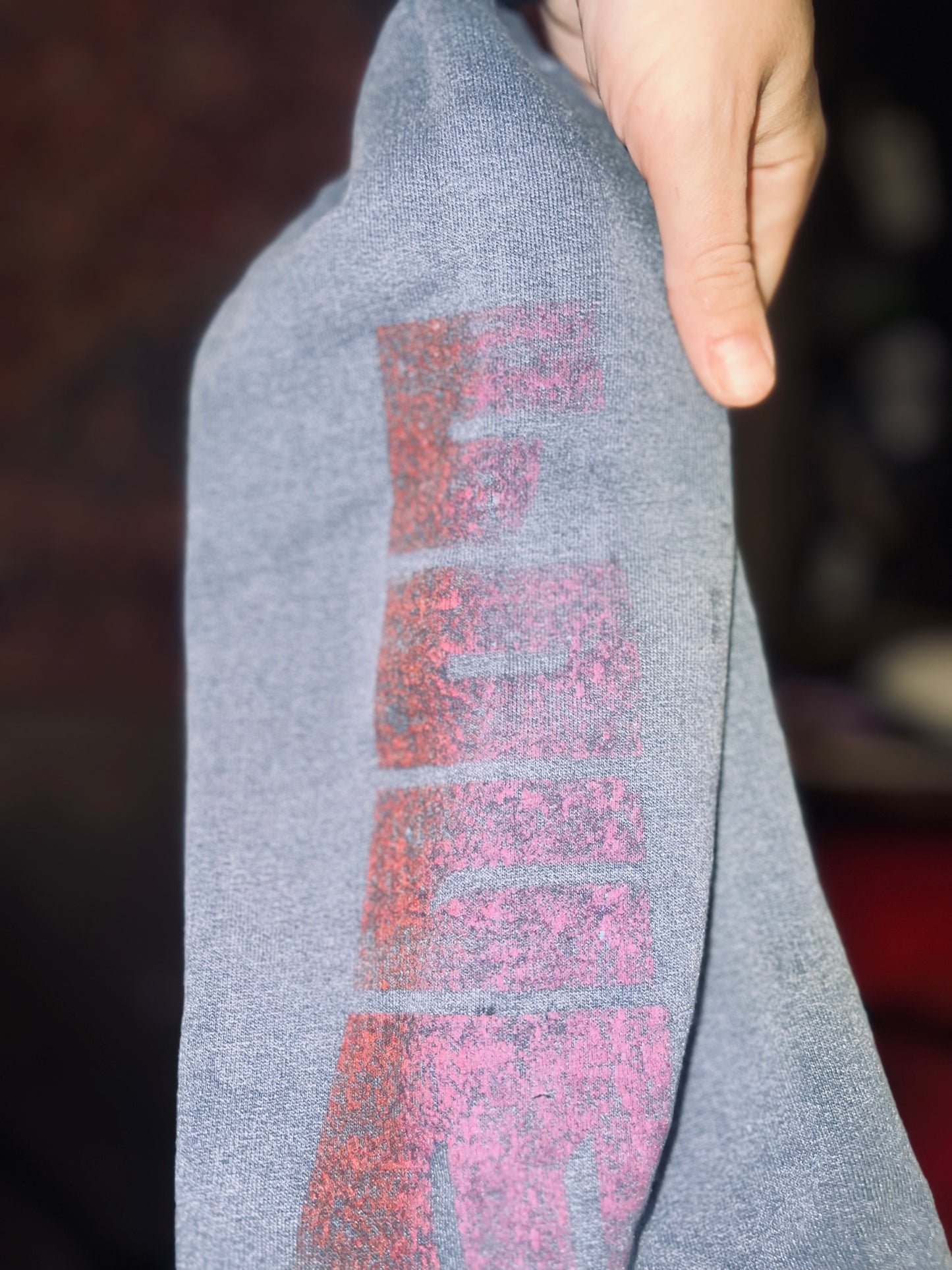 Jefferson Airplane Oversized Distressed Sweatshirt