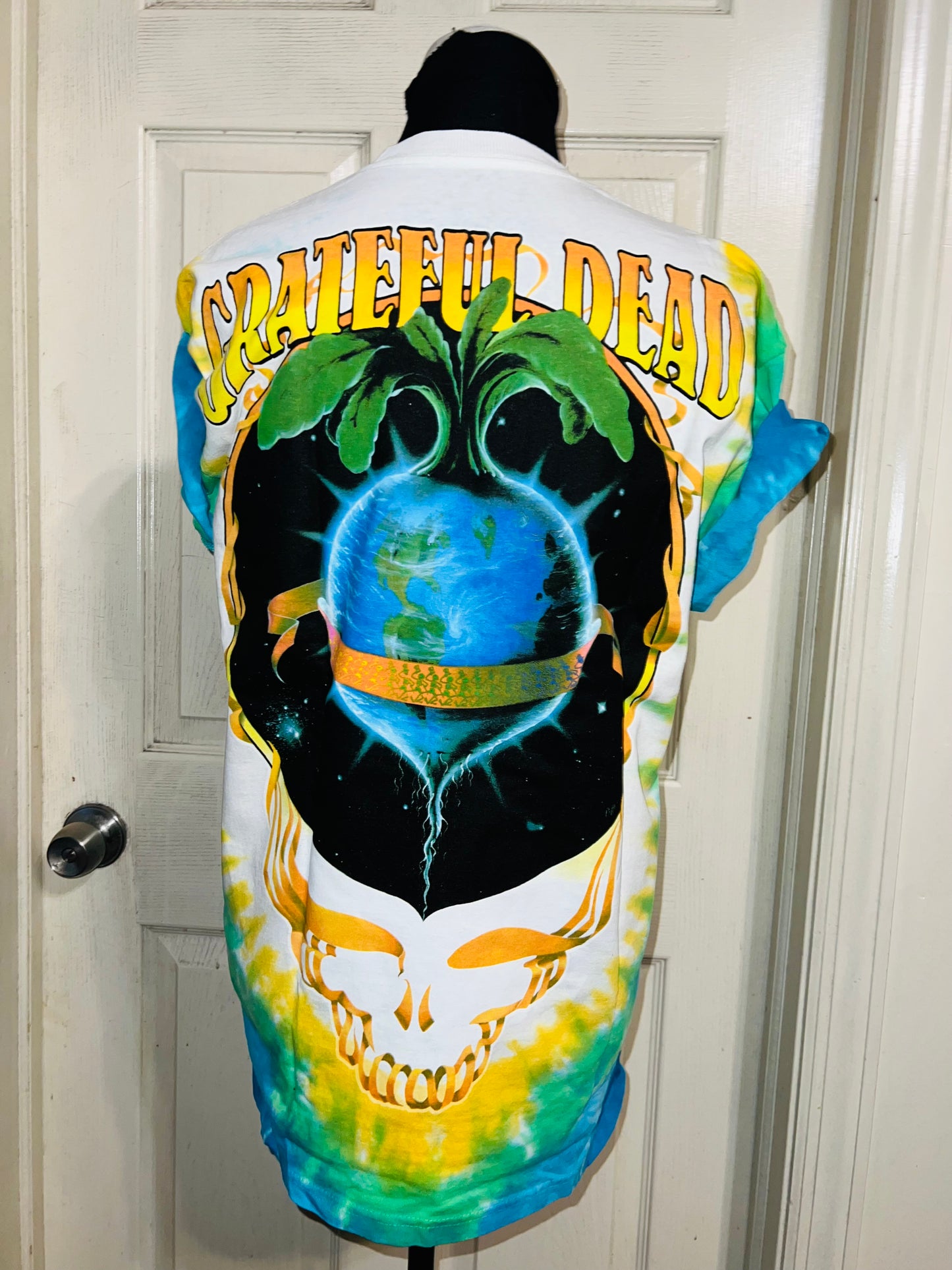 Grateful Dead Keep Green Double Sided Distressed Tee