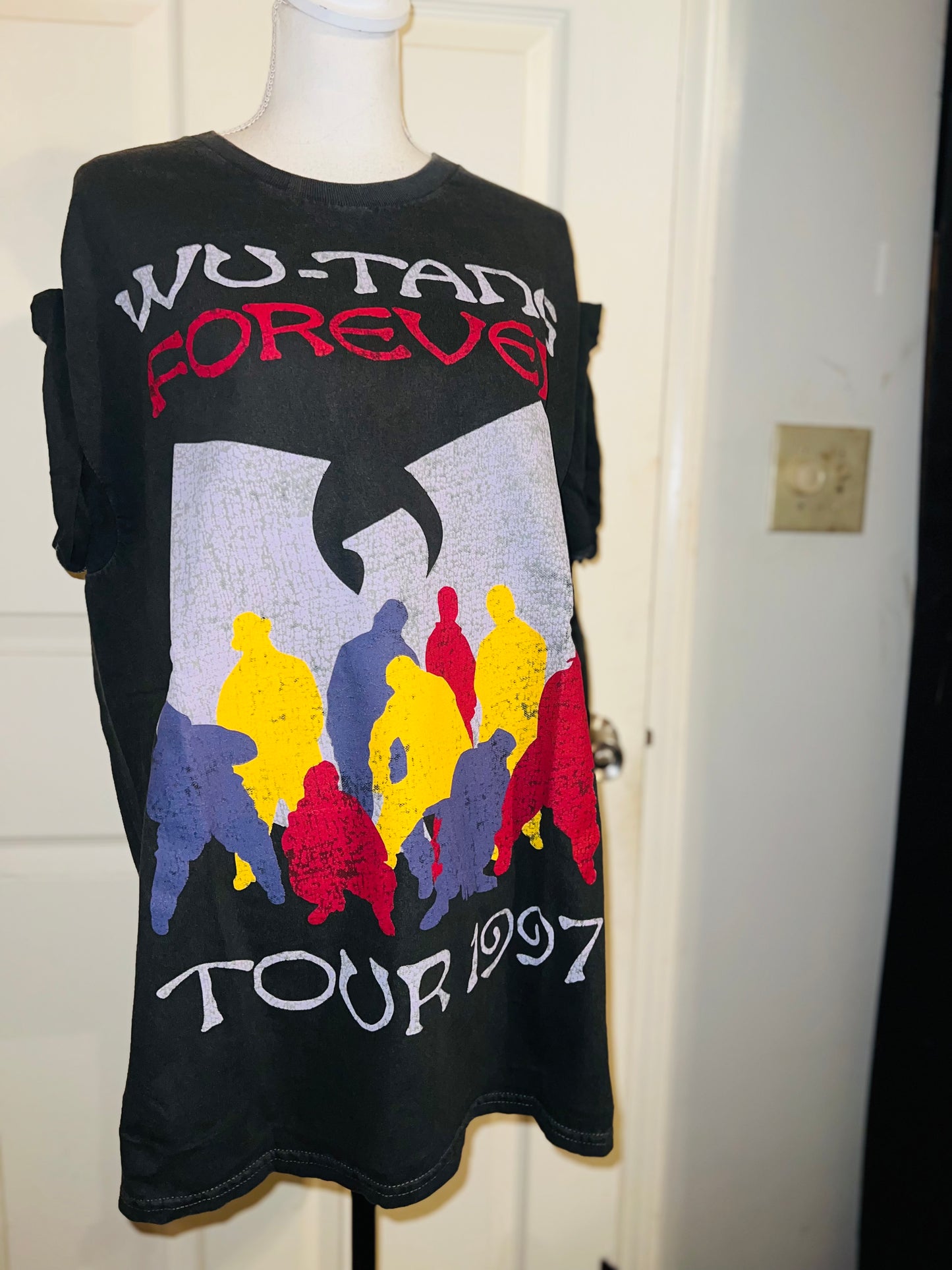 Wu-Tang Clan Oversized Distressed Tee