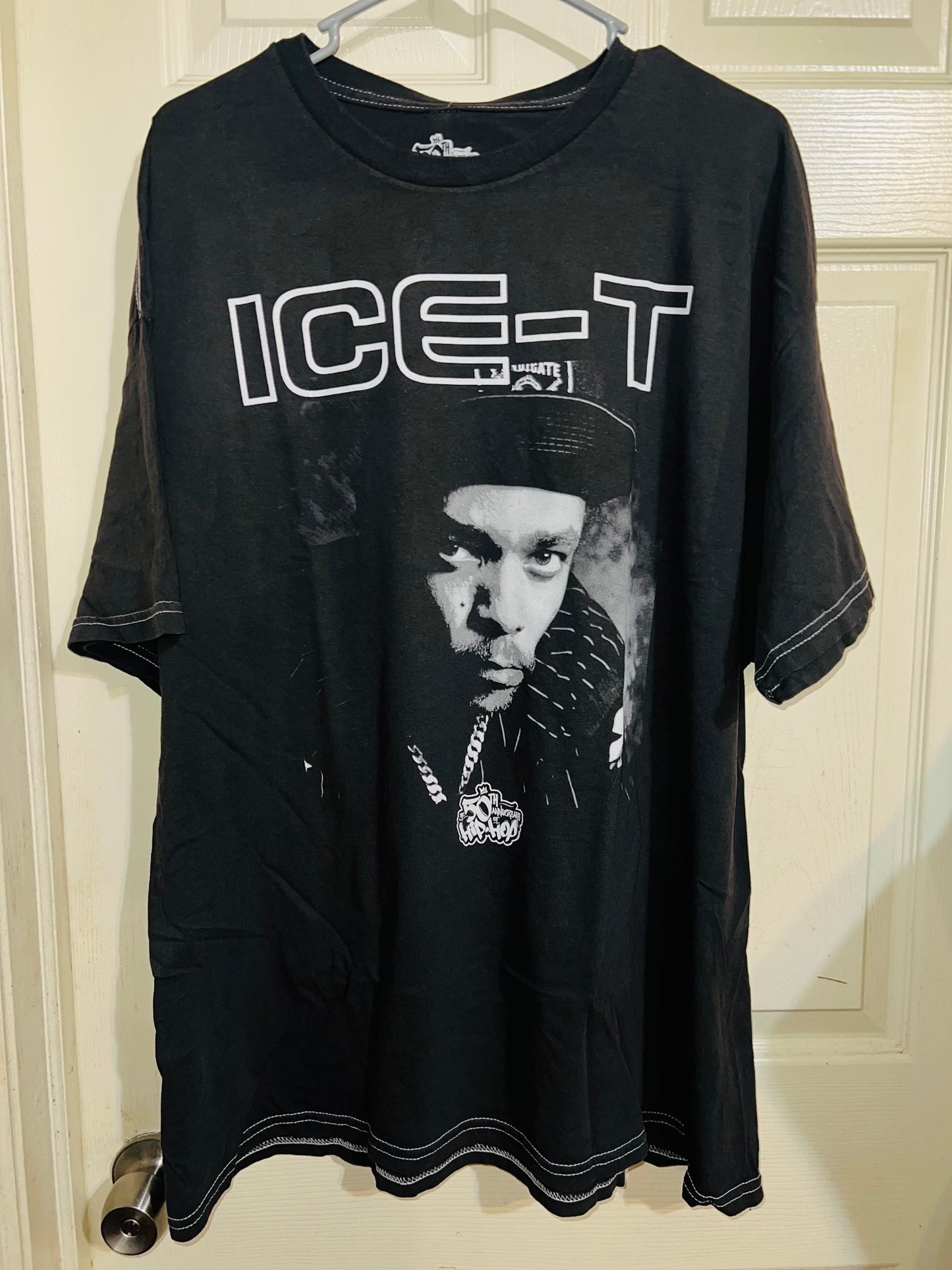 Ice-T Oversized Distressed Tee