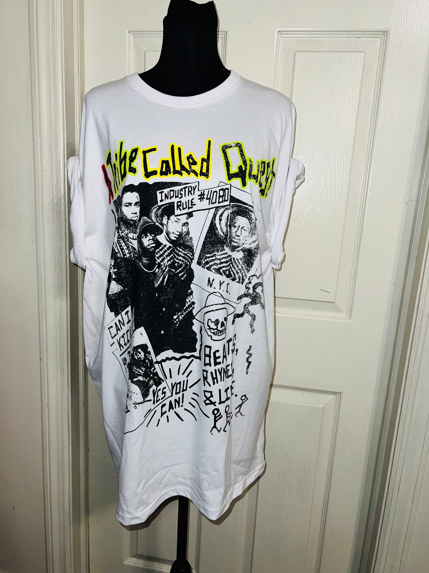 A Tribe Called Quest Oversized Distressed Tee