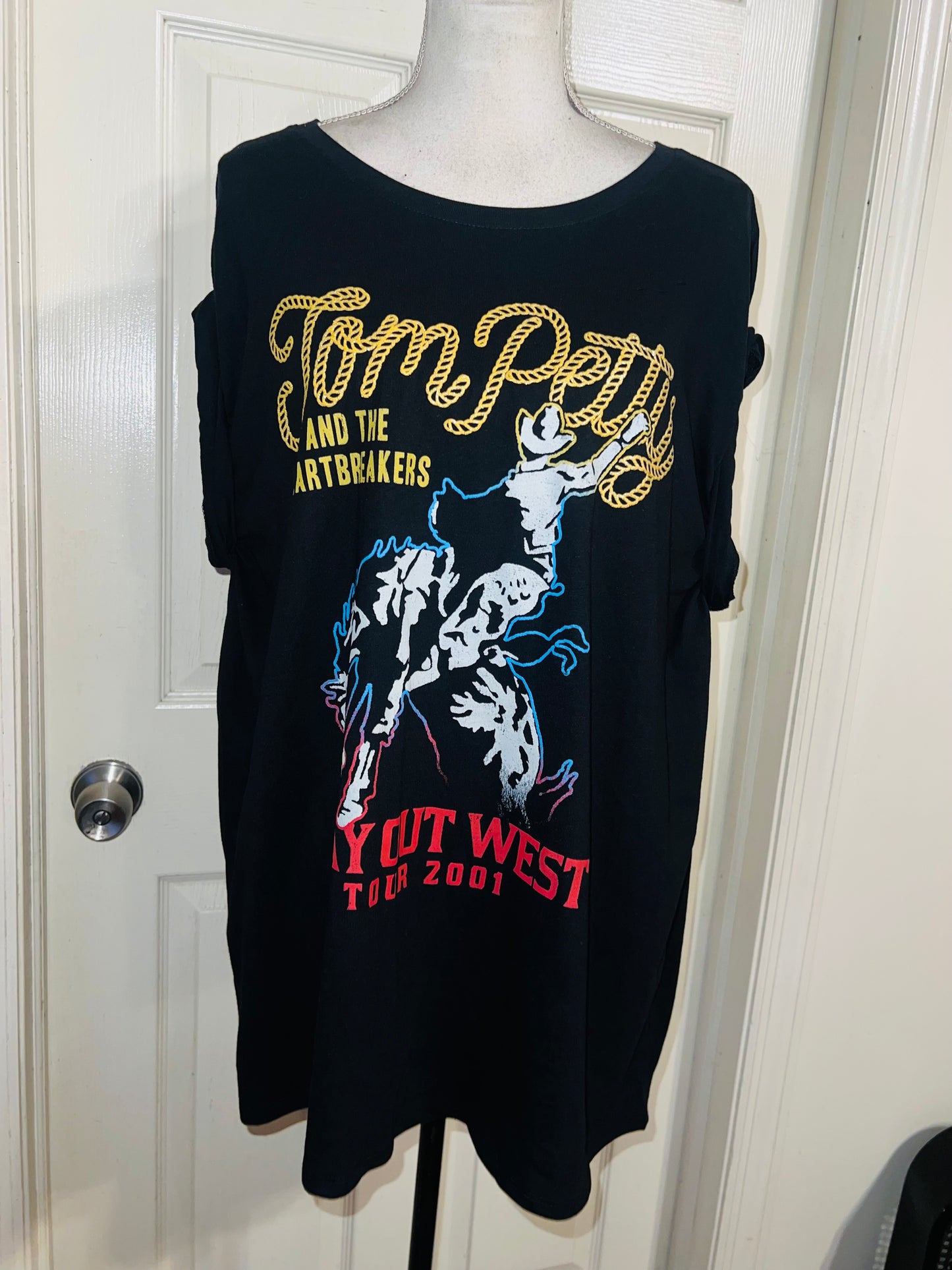 Tom Petty & The Heartbreakers Oversized Distressed Tee