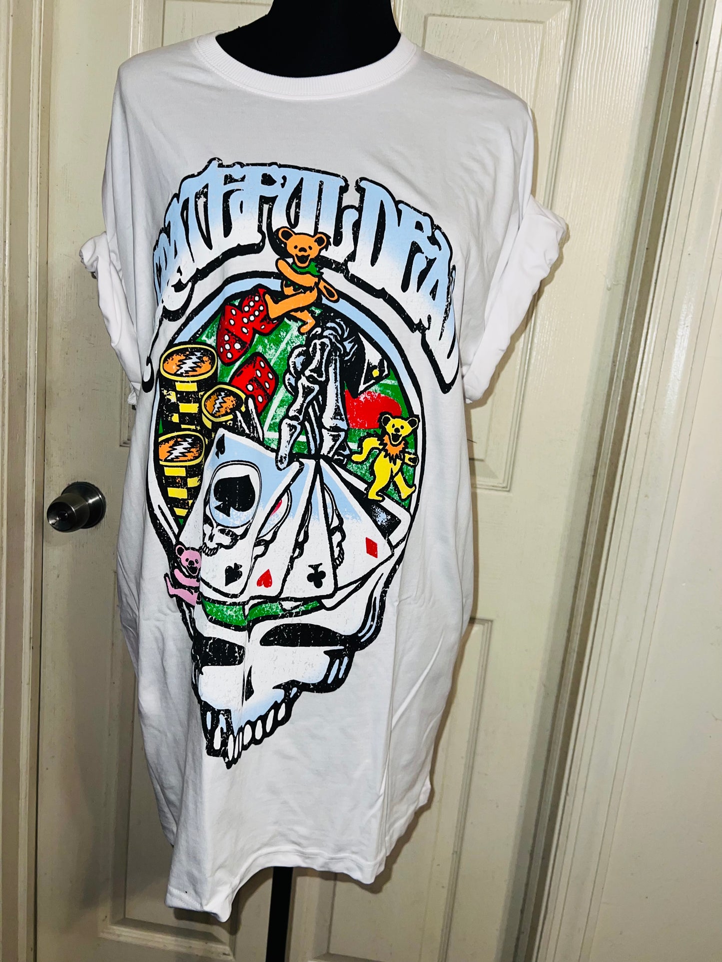 Grateful Dead Oversized Distressed Tee