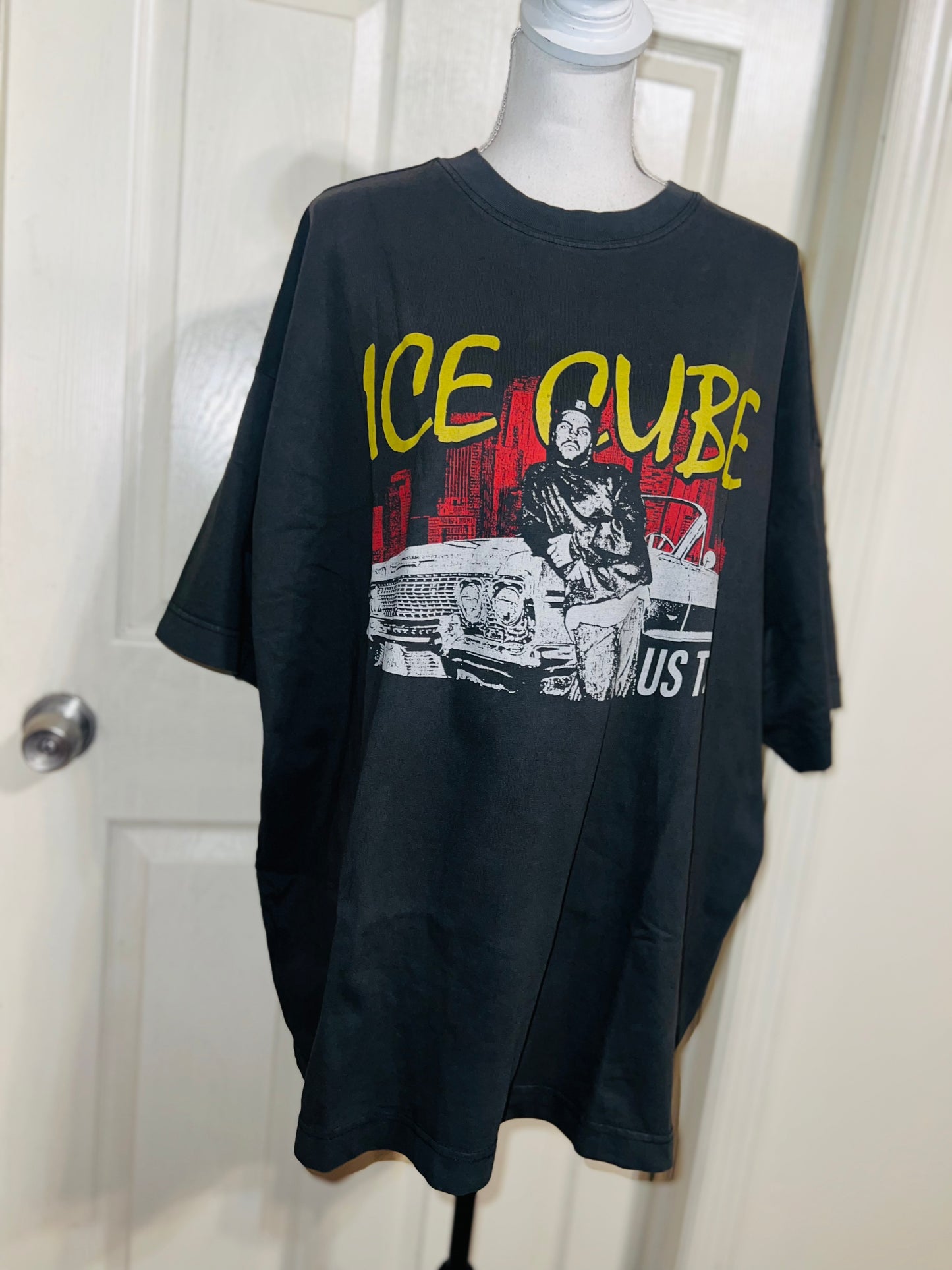Ice Cube Double Sided Oversized Distressed Tee