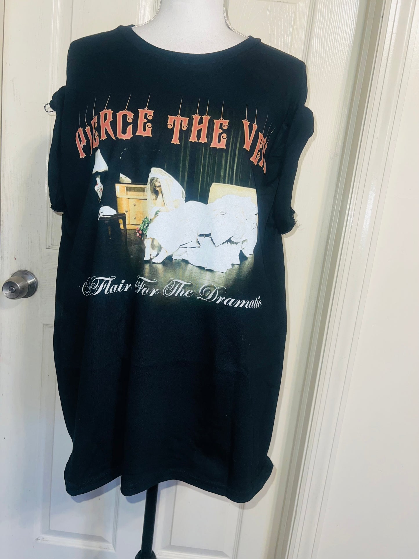 Pierce the Veil Oversized Distressed Tee