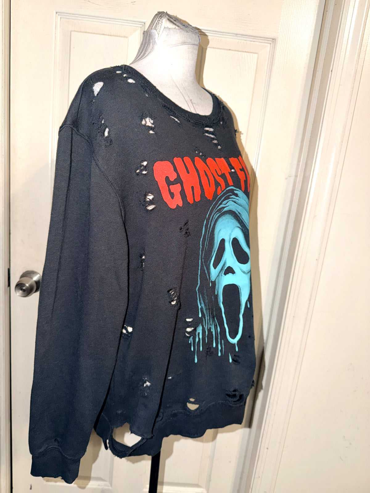 Ghostface Halloween Oversized Sweatshirt