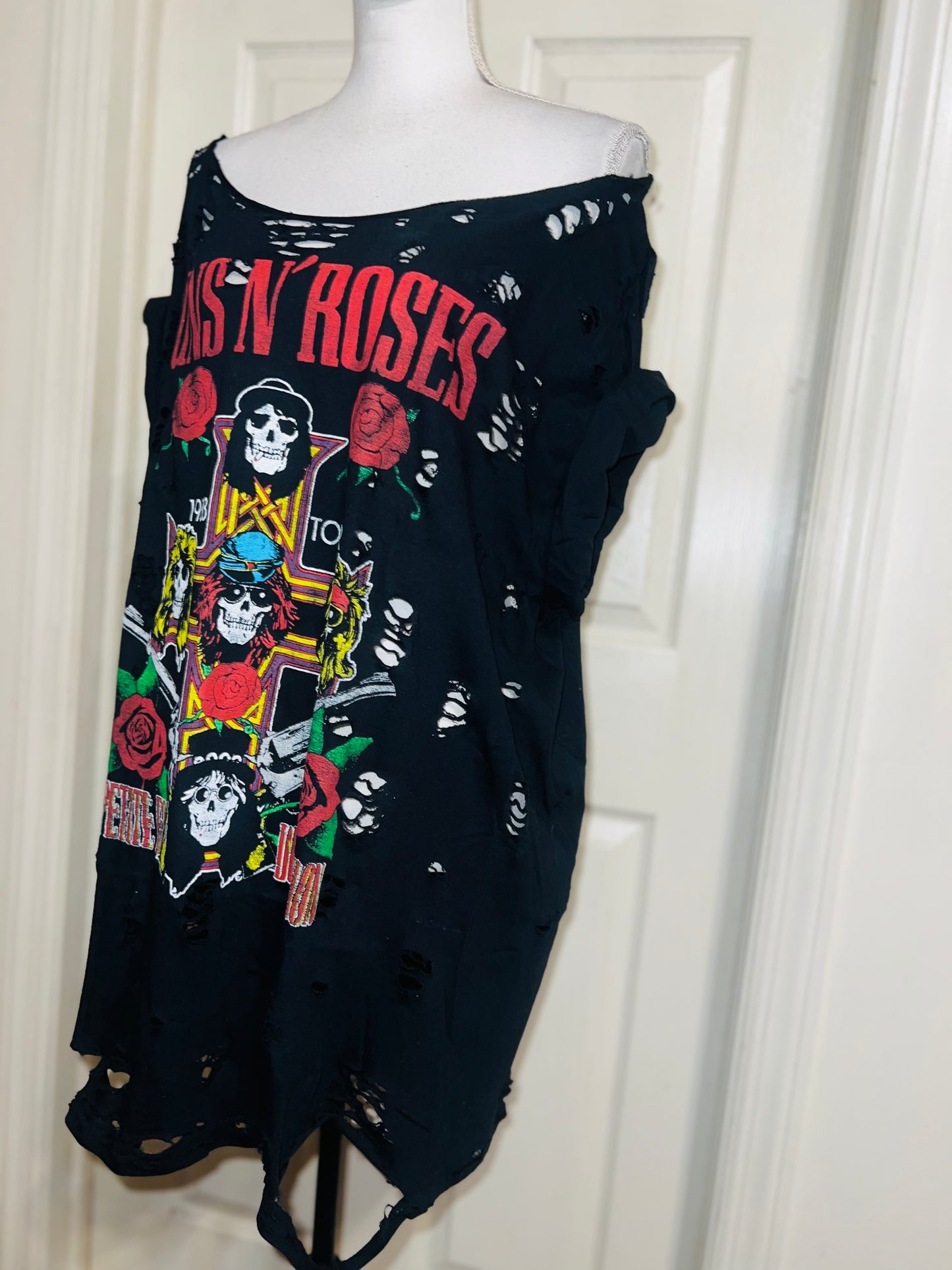 Guns N’ Roses Oversized Distressed Tee