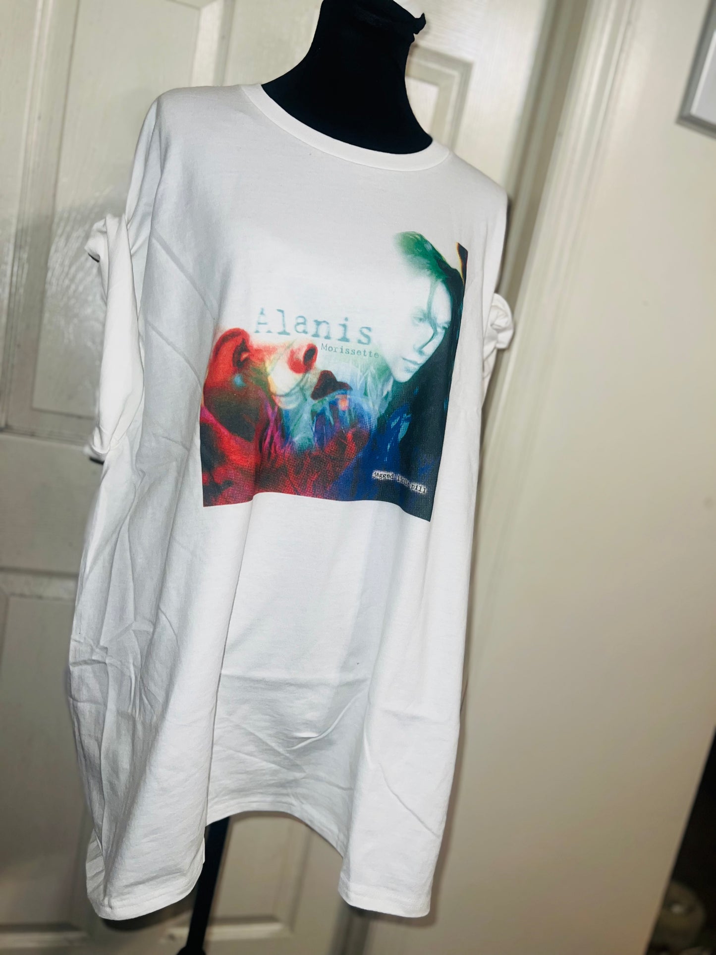Alanis Morissette Oversized Distressed Tee