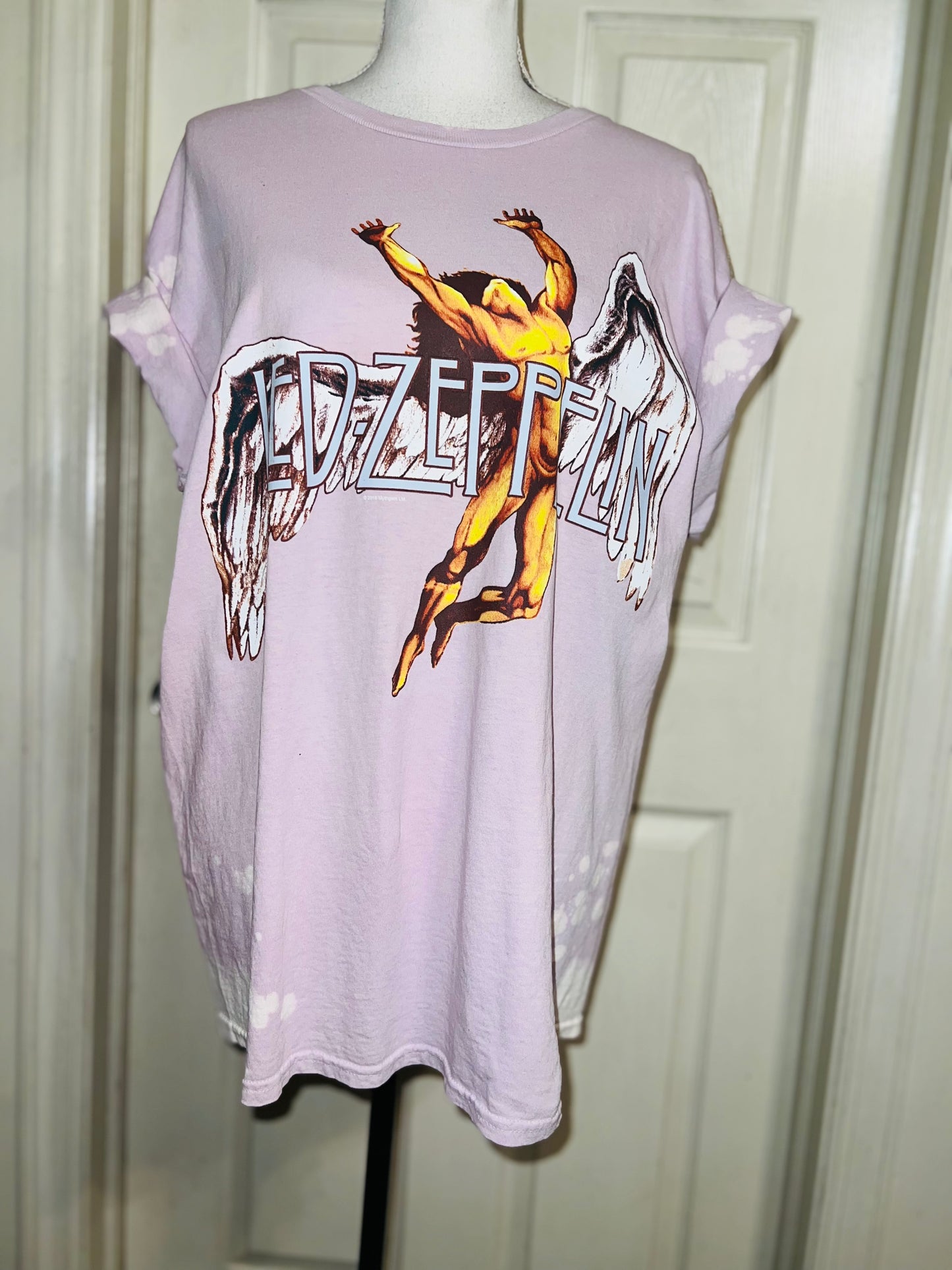Led Zeppelin Oversized Distressed T-Shirt