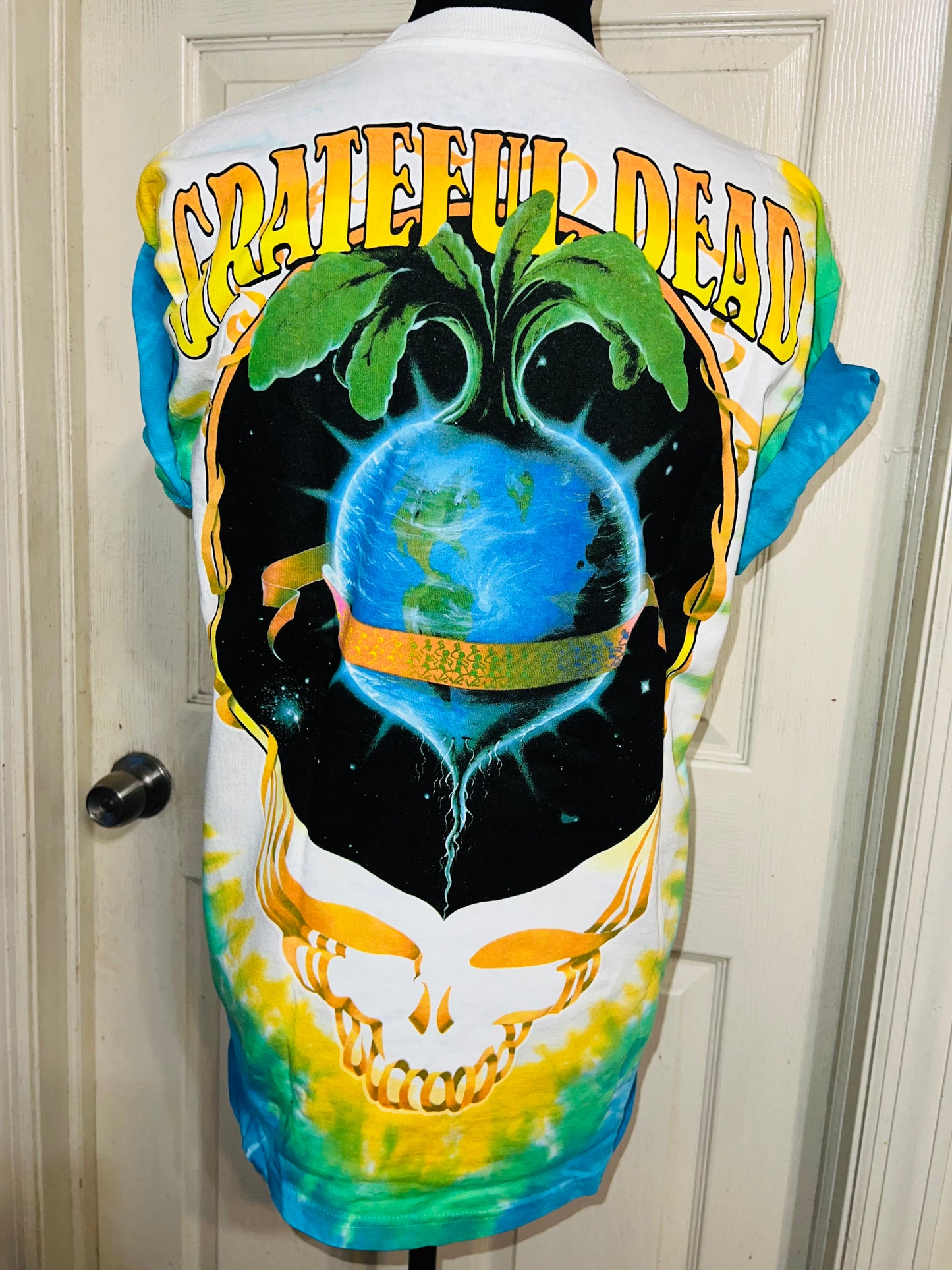 Grateful Dead Keep Green Double Sided Distressed Tee