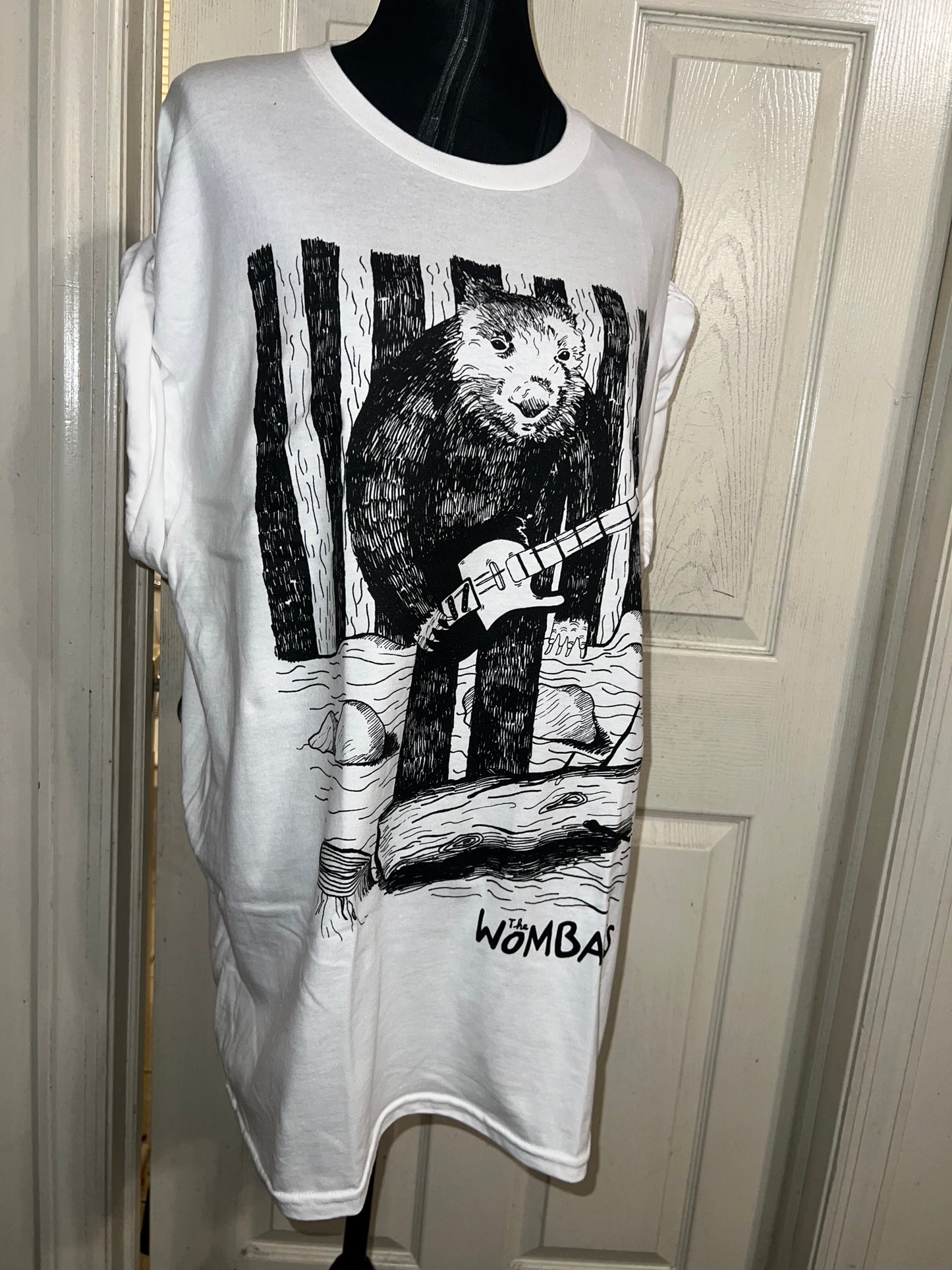 The Wombats Oversized Distressed Tee