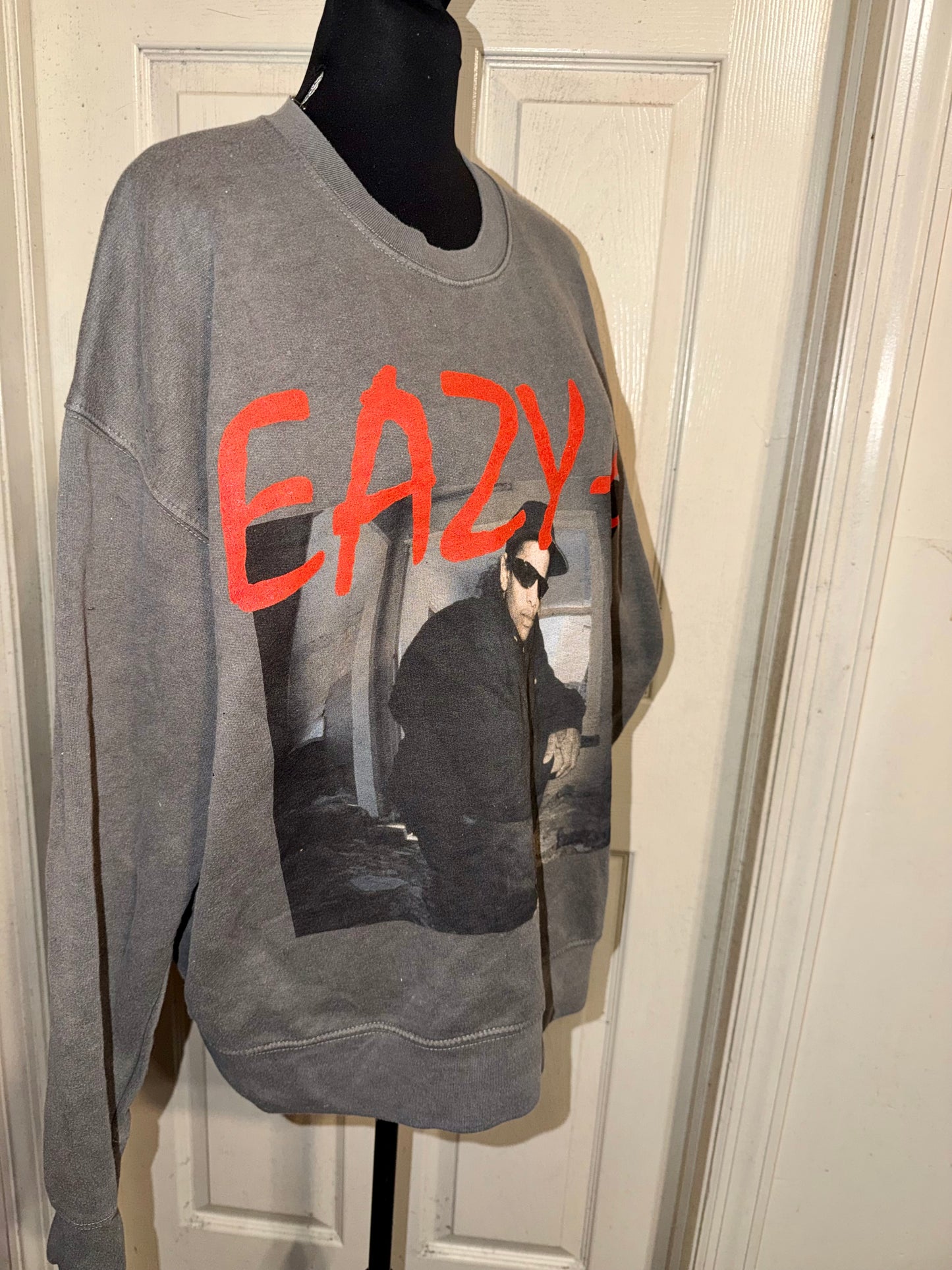Eazy-E Oversized Distressed Sweatshirt