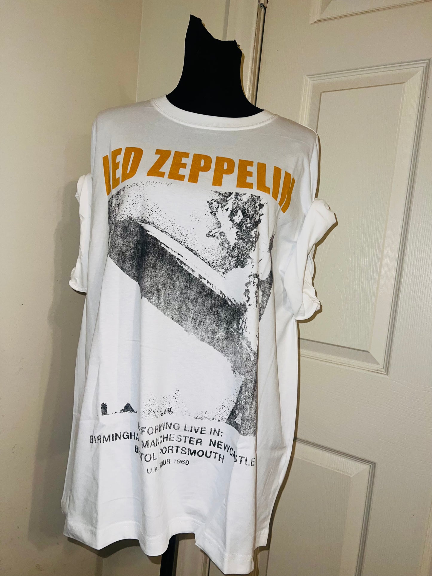 Led Zeppelin Oversized Distressed Tee