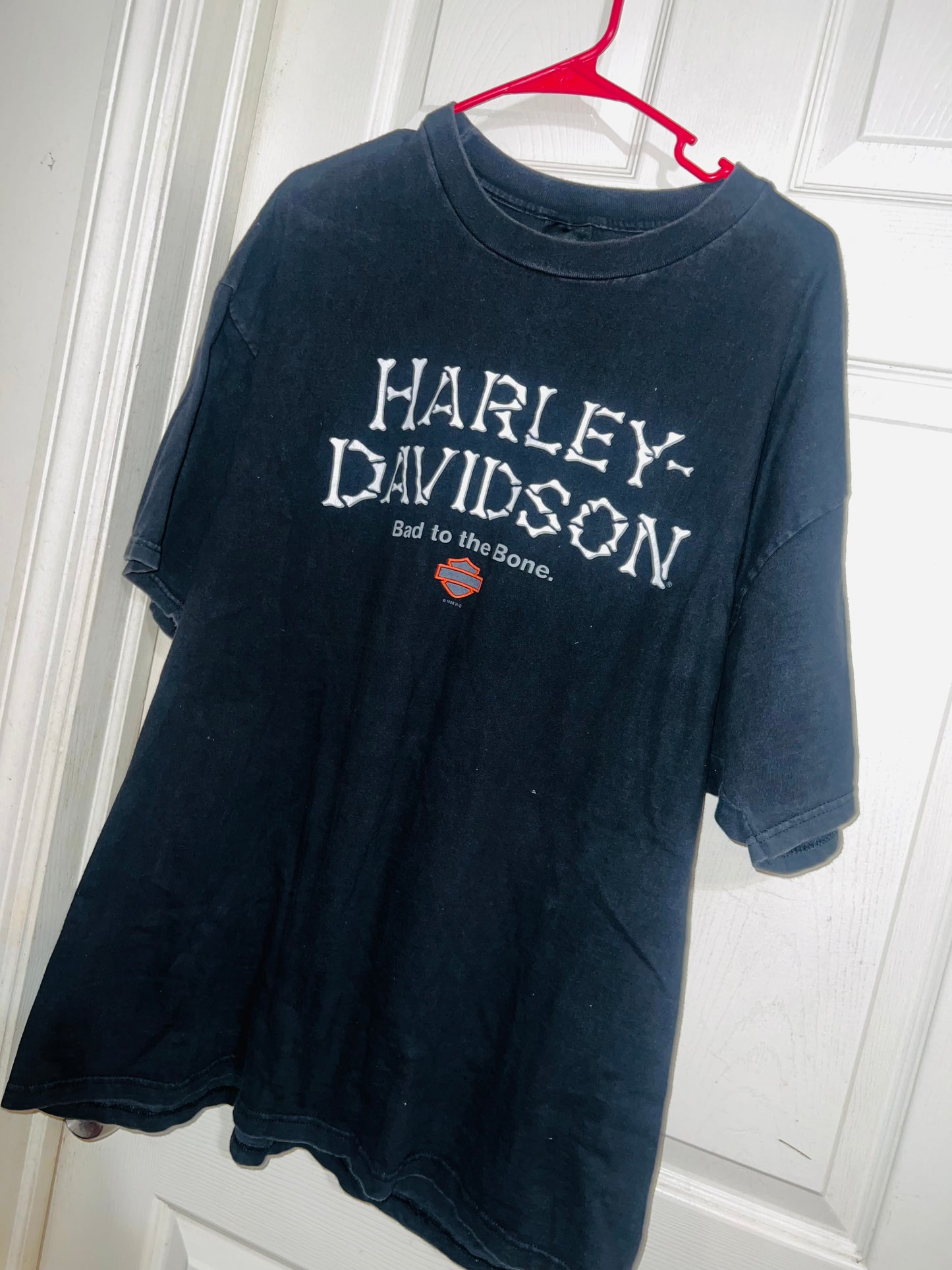 Harley Davidson Double Sided Oversized Distressed Tee