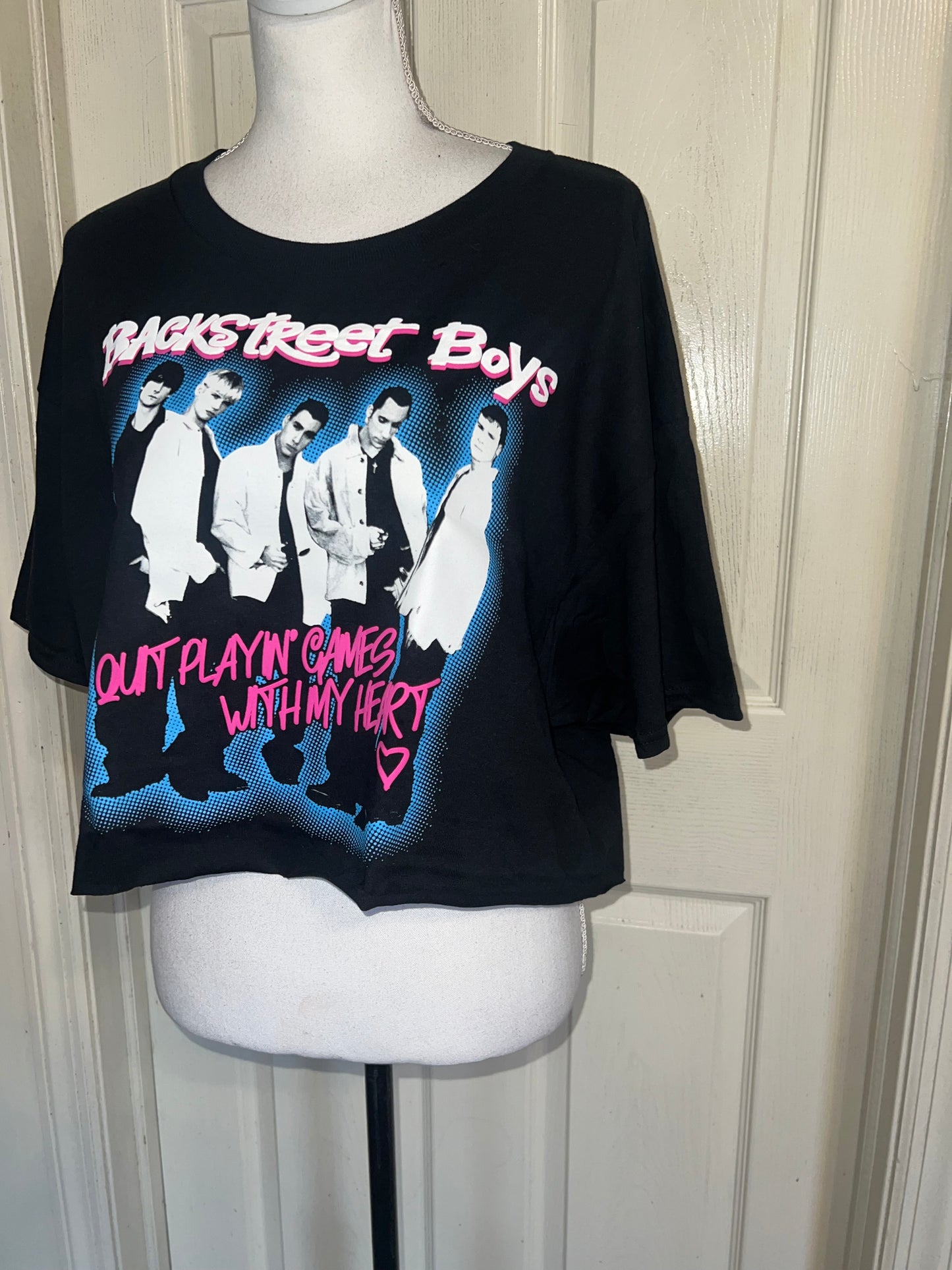 Backstreet Boys Oversized Distressed Tee