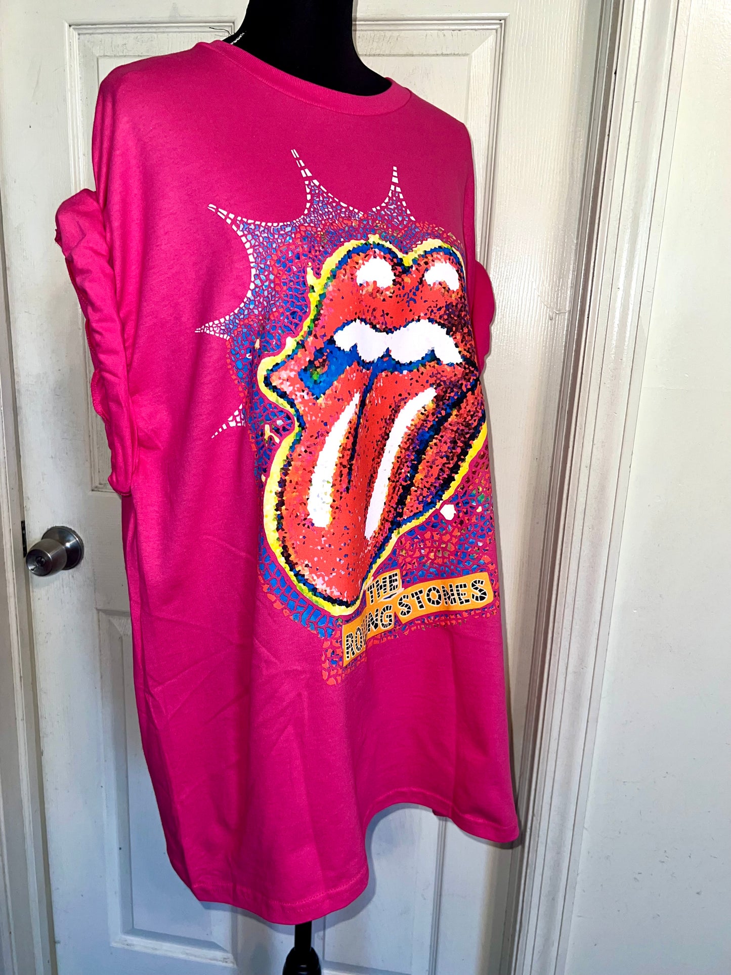 Rolling Stones Oversized Distressed Tee