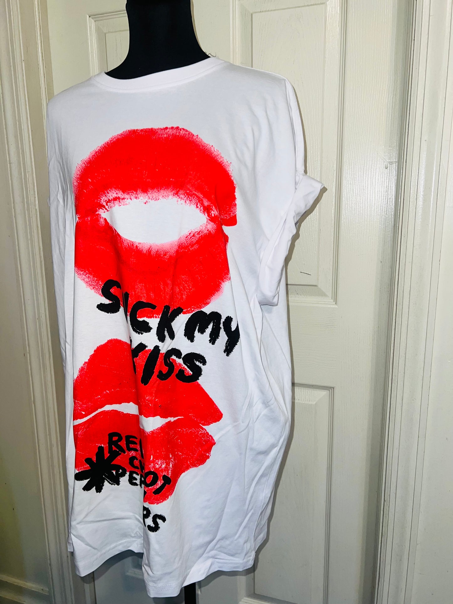 Red Hot Chili Peppers Oversized Distressed Tee