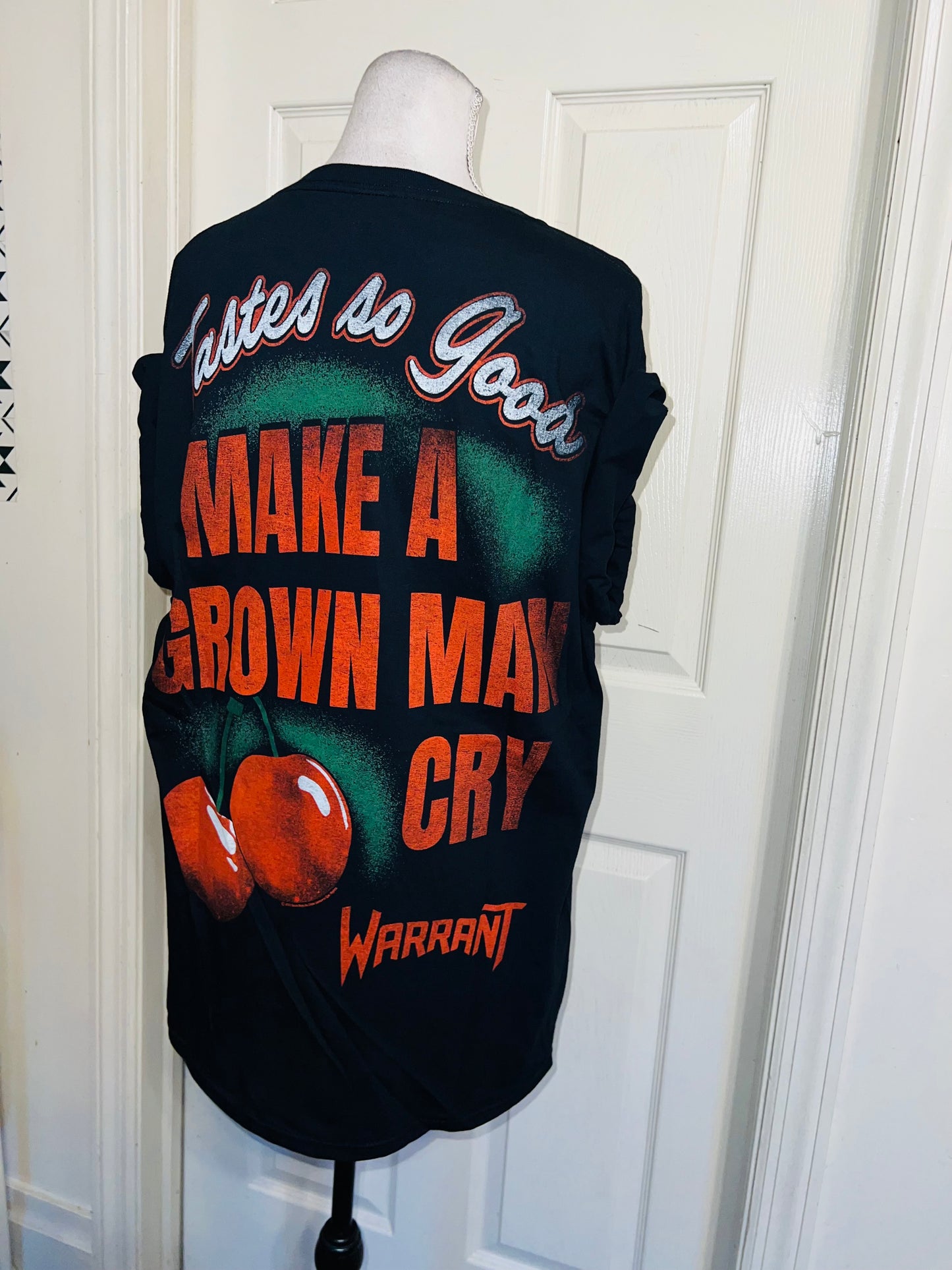 Warrant Double Sided Oversized Distressed Tee