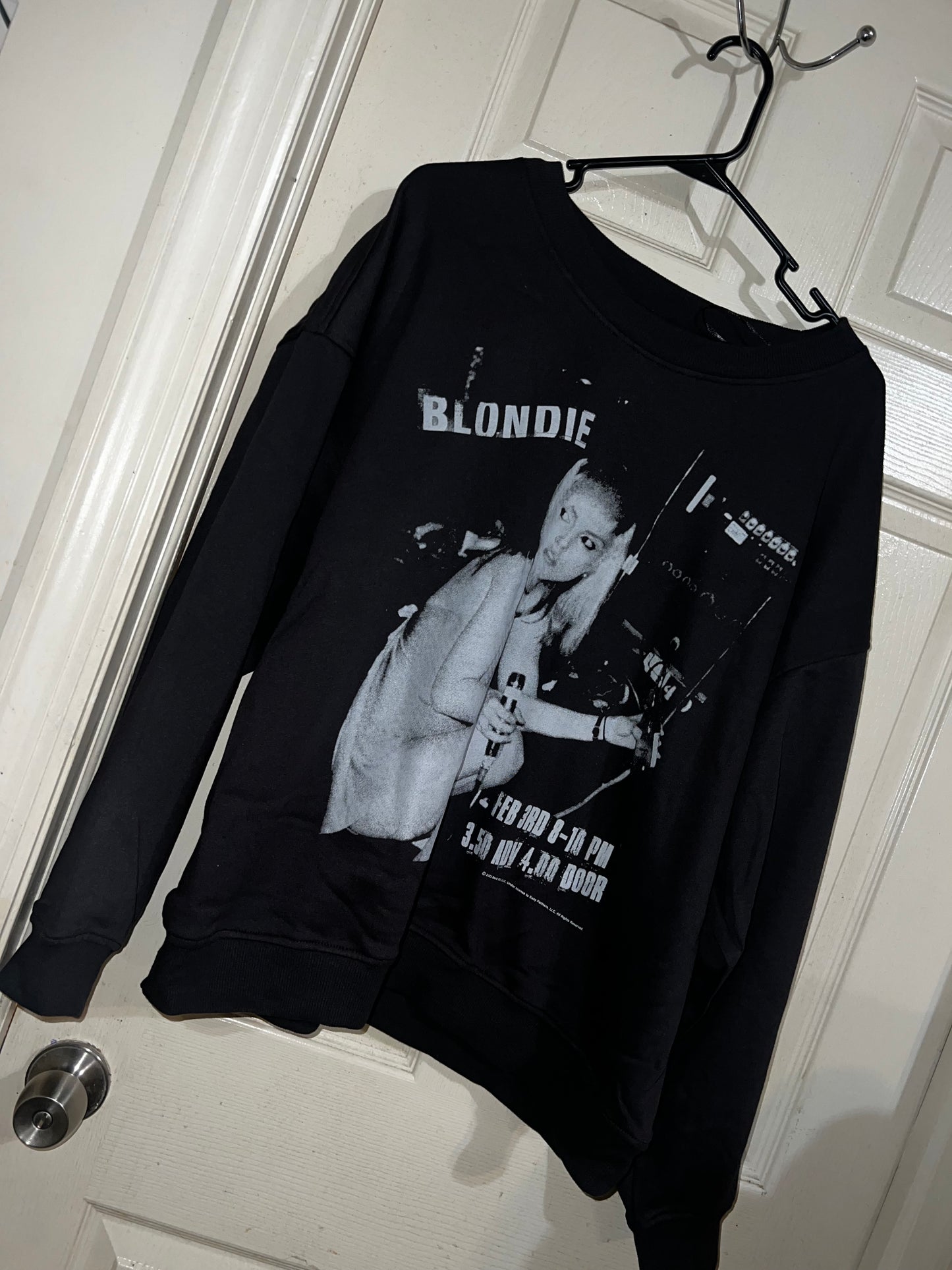 Blondie Oversized Distressed Sweatshirt