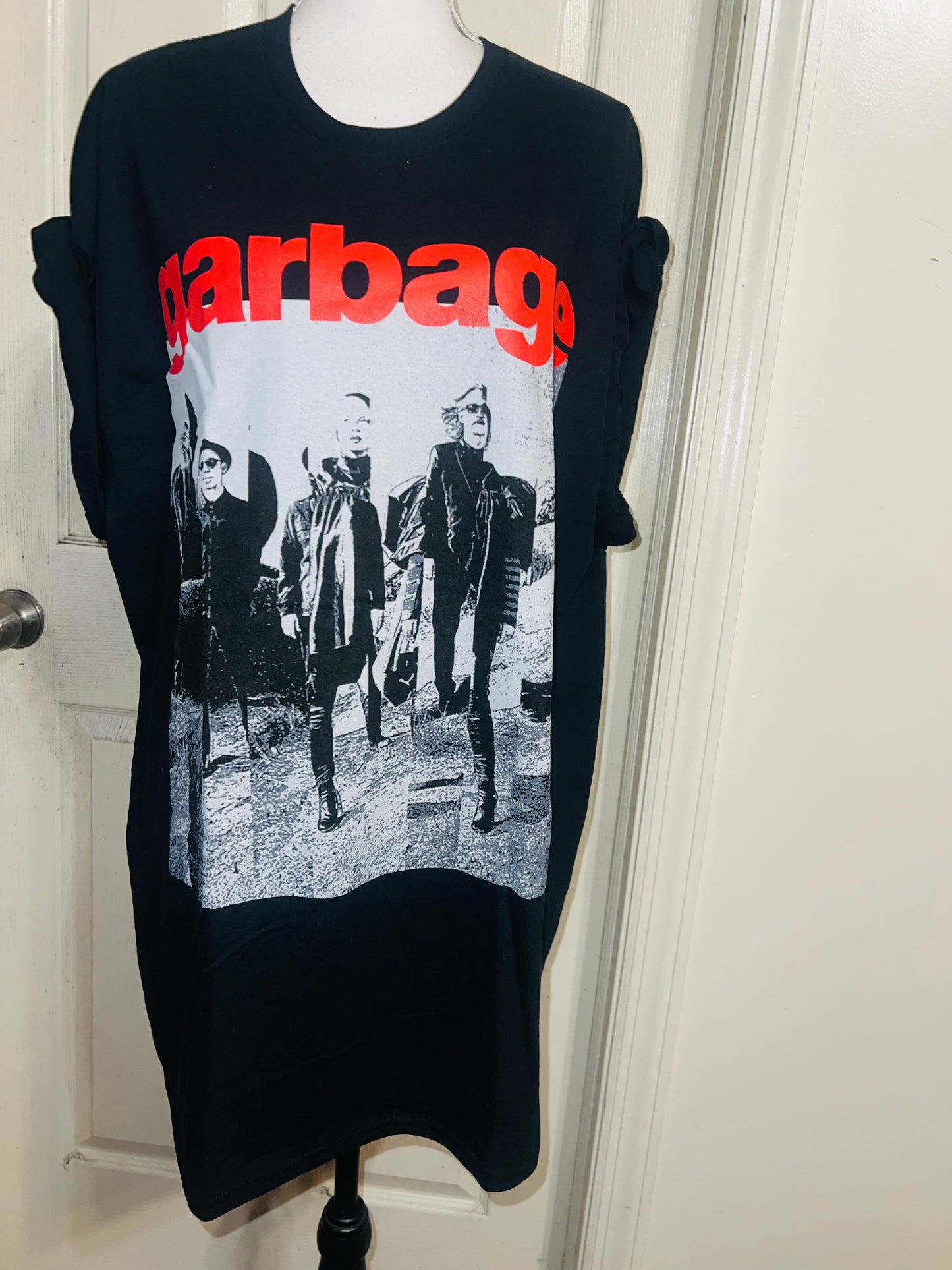 Garbage Oversized Distressed Tee