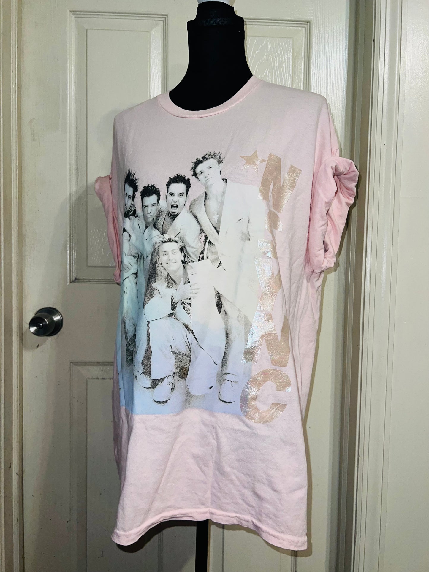 NSYNC Oversized Distressed Tee