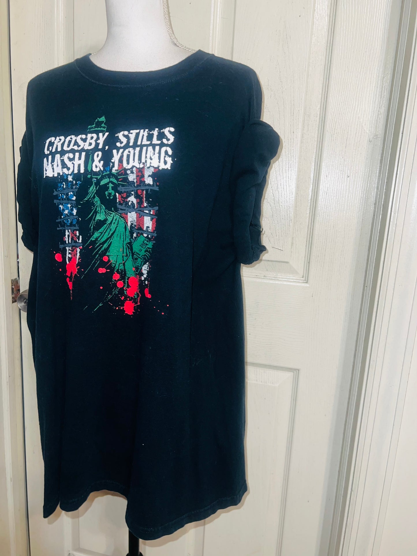 Crosby, Stills, Nash & Young Double Sided Vintage Tee