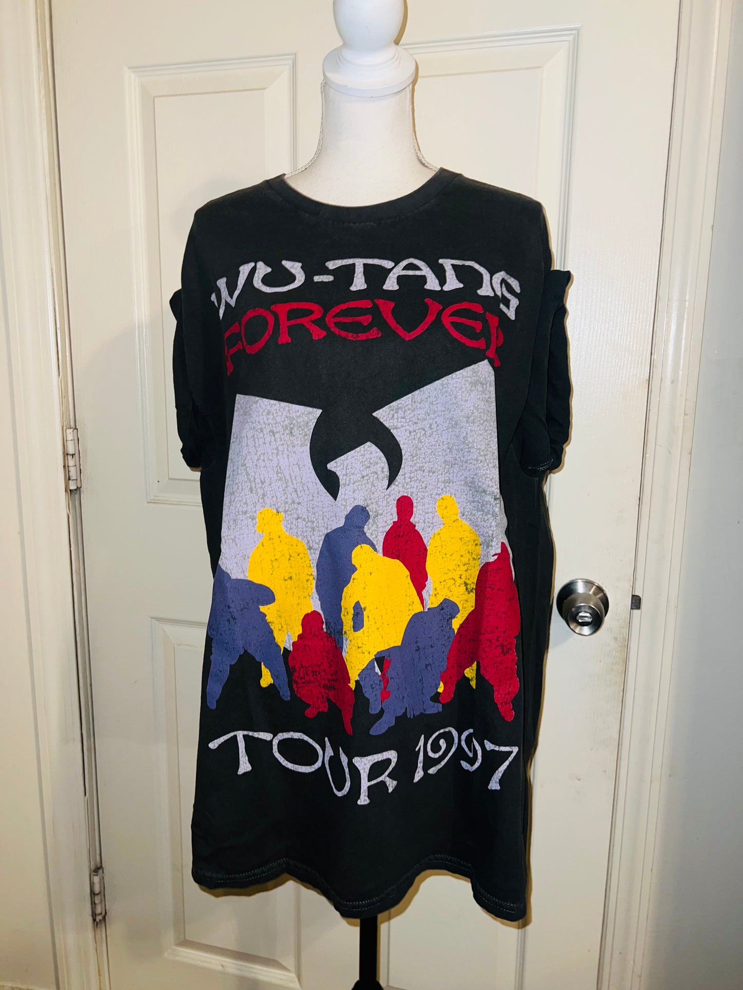 Wu-Tang Clan Oversized Distressed Tee