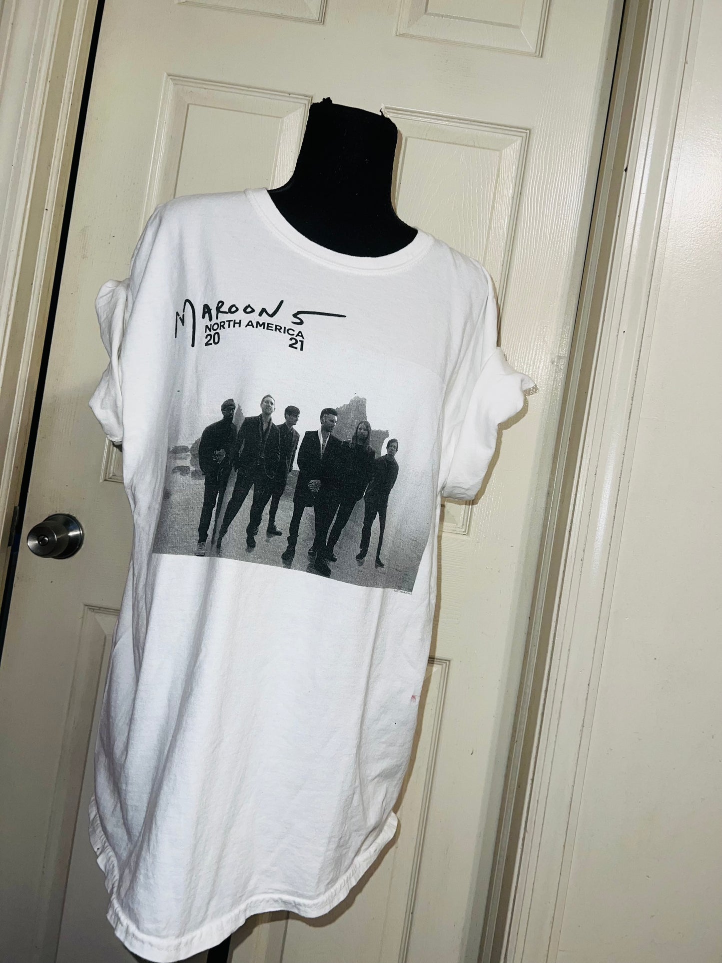 Maroon 5 Double Sided Distressed Tour Tee