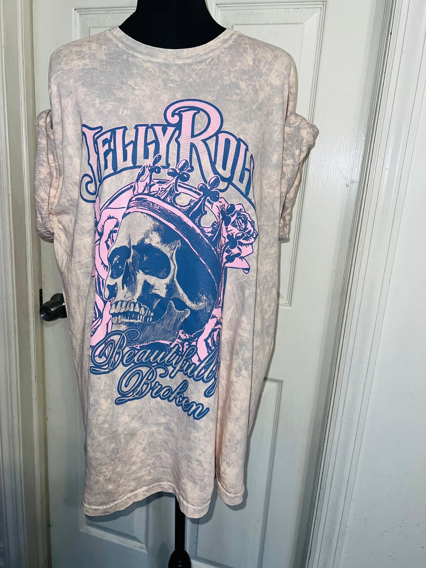 Jelly Roll Oversized Distressed Tee