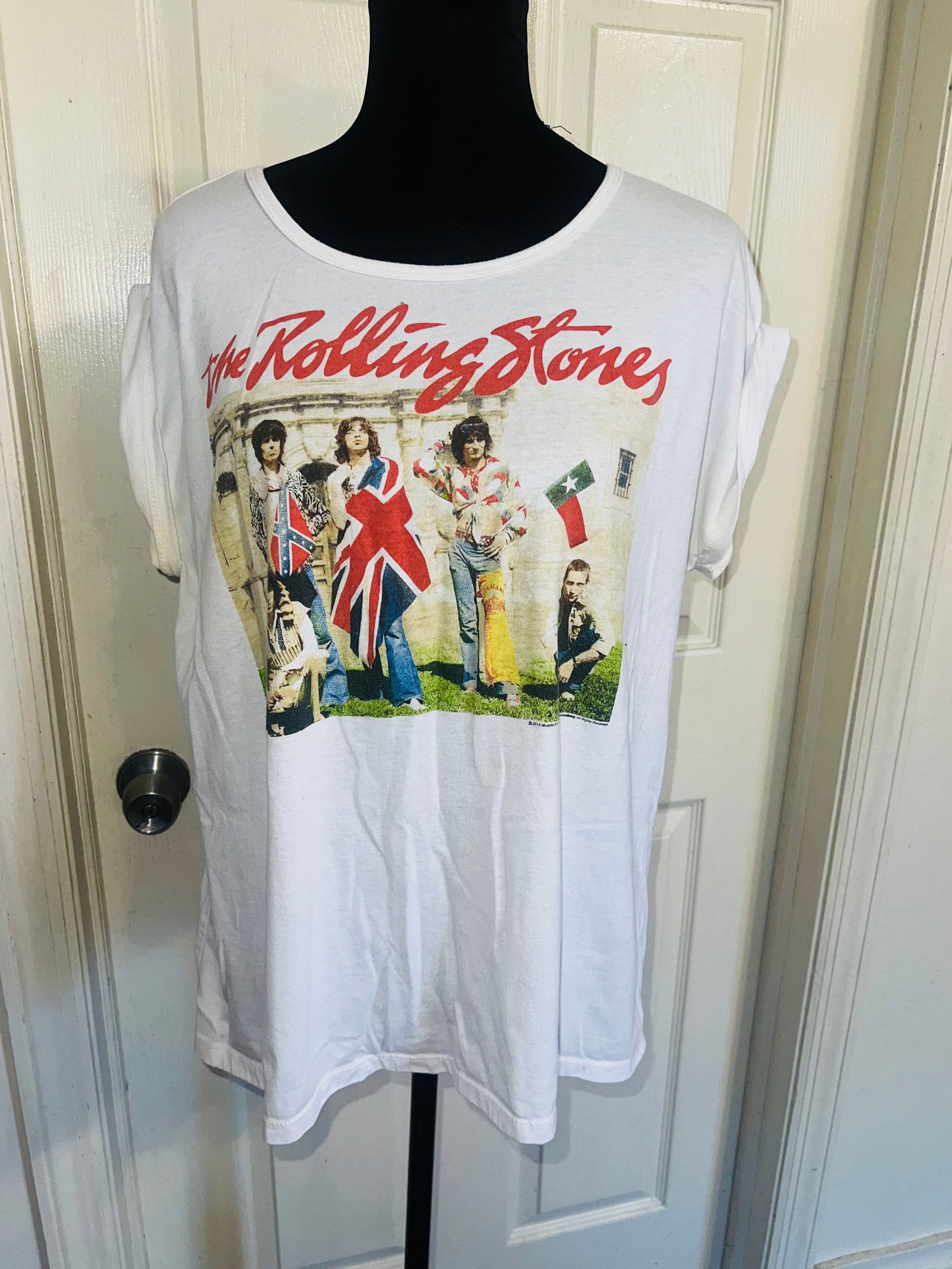 The Rolling Stones Oversized Distressed Tee