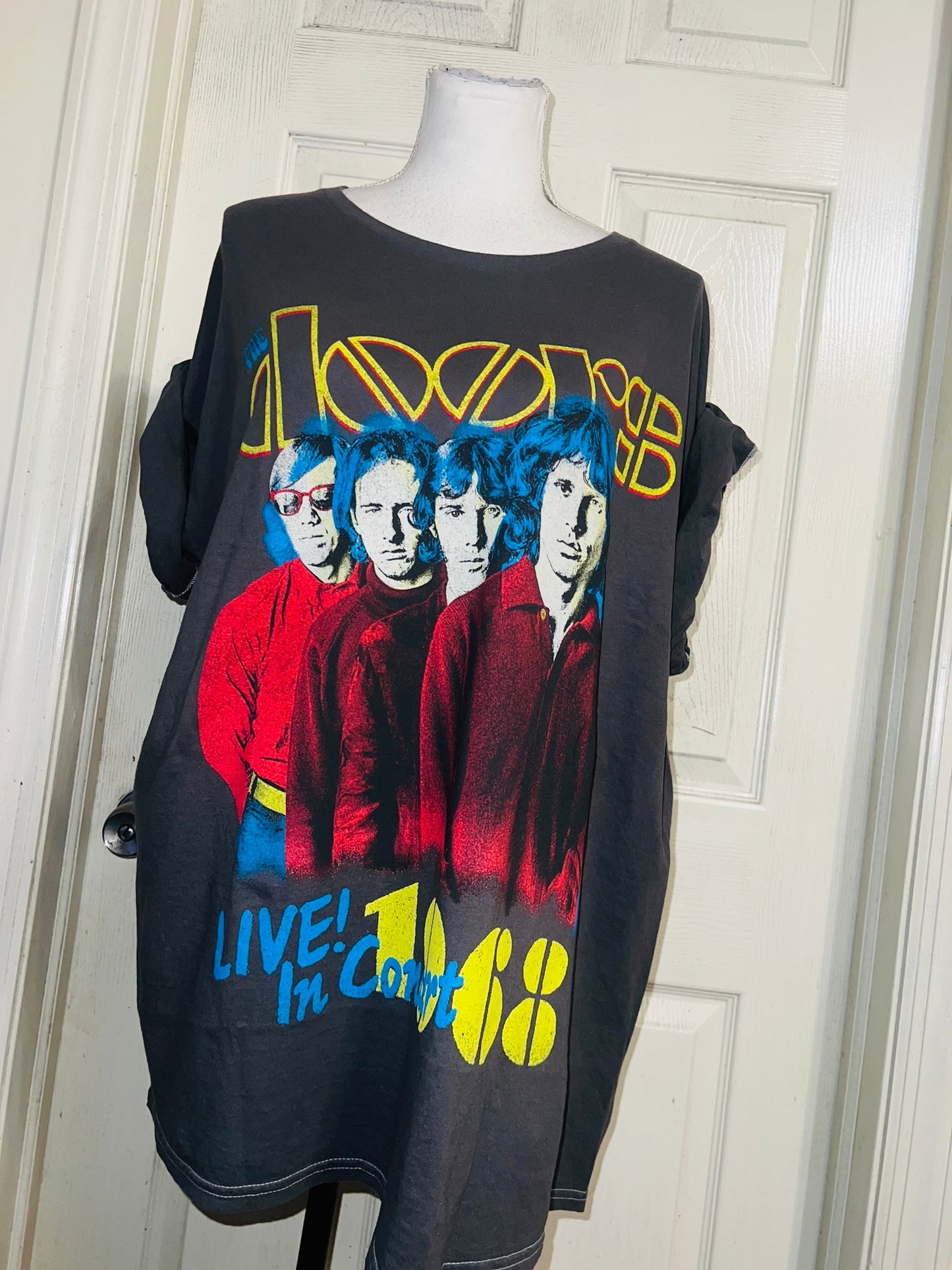The Doors Double Sided Oversized Distressed Tee