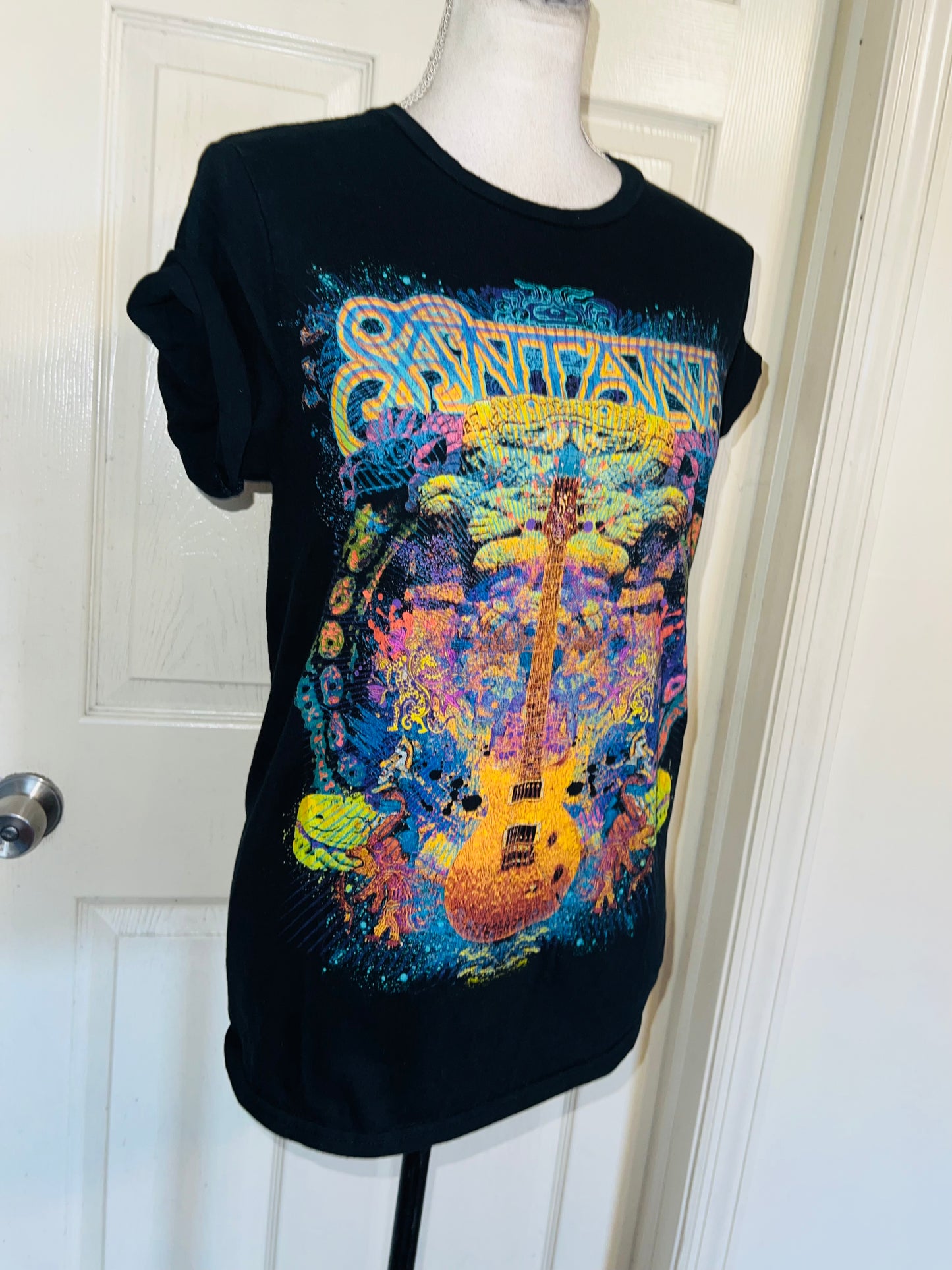 Santana Vintage Oversized Distressed Tee
