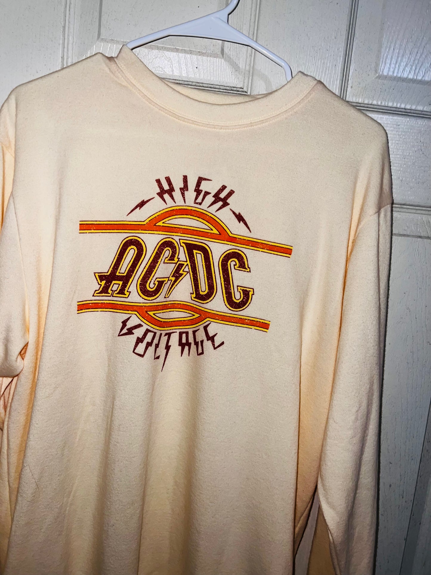 AC/DC Oversized Long Sleeve Shirt/Sweatshirt