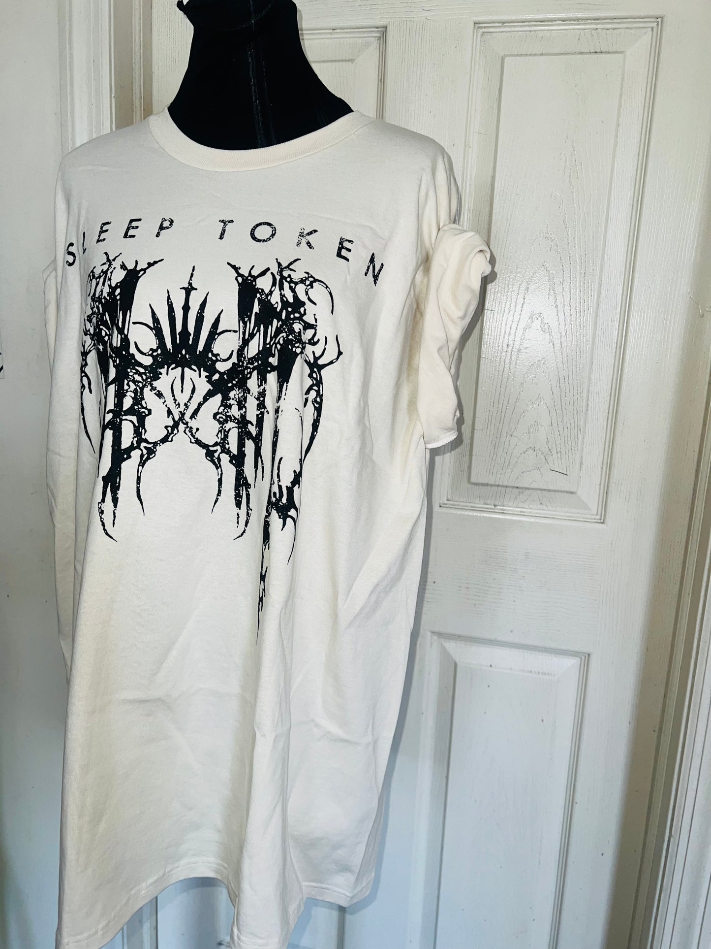 Sleep Token Oversized Distressed Tee