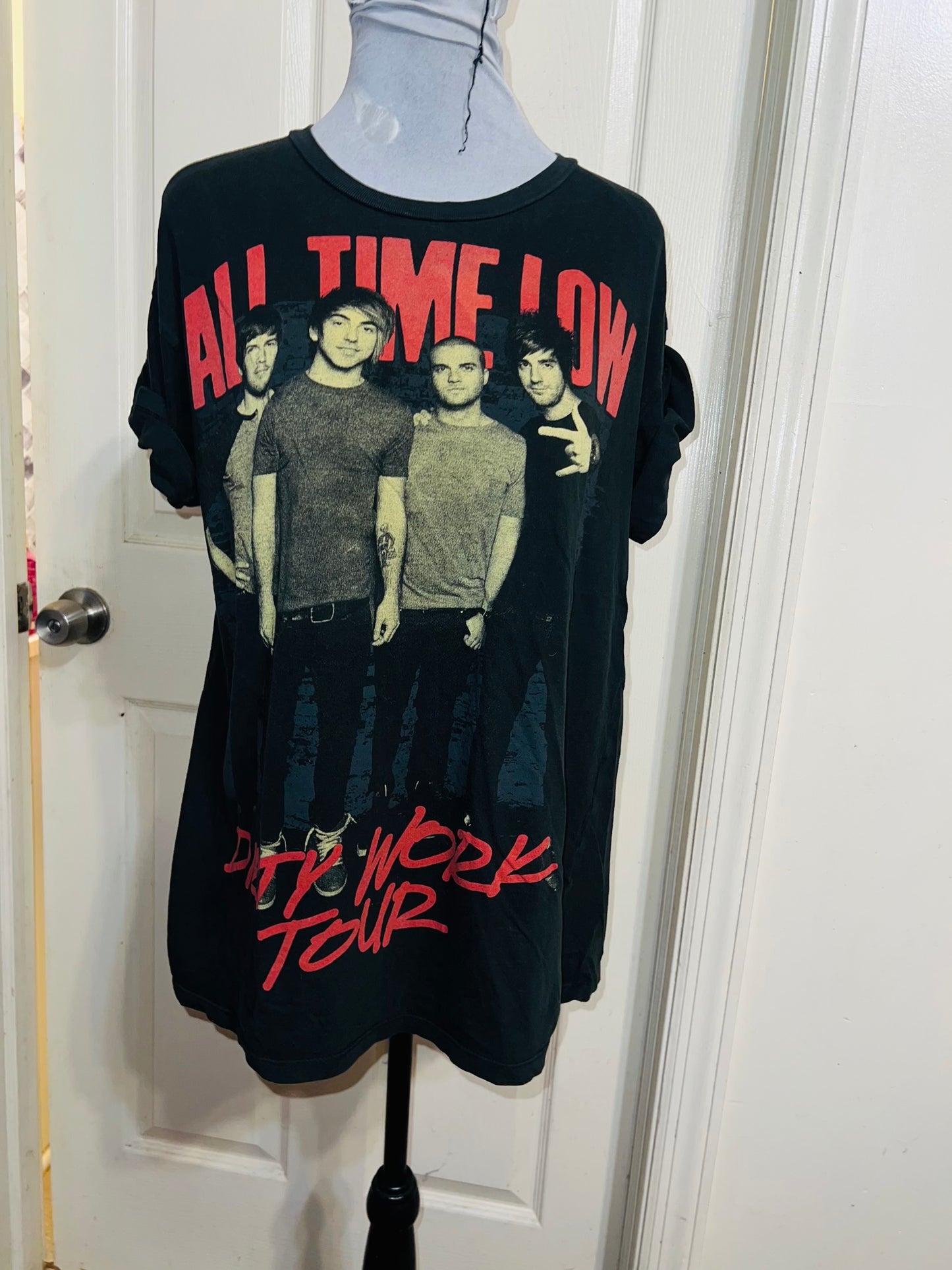 All Time Low Vintage Oversized Double Sided Tee