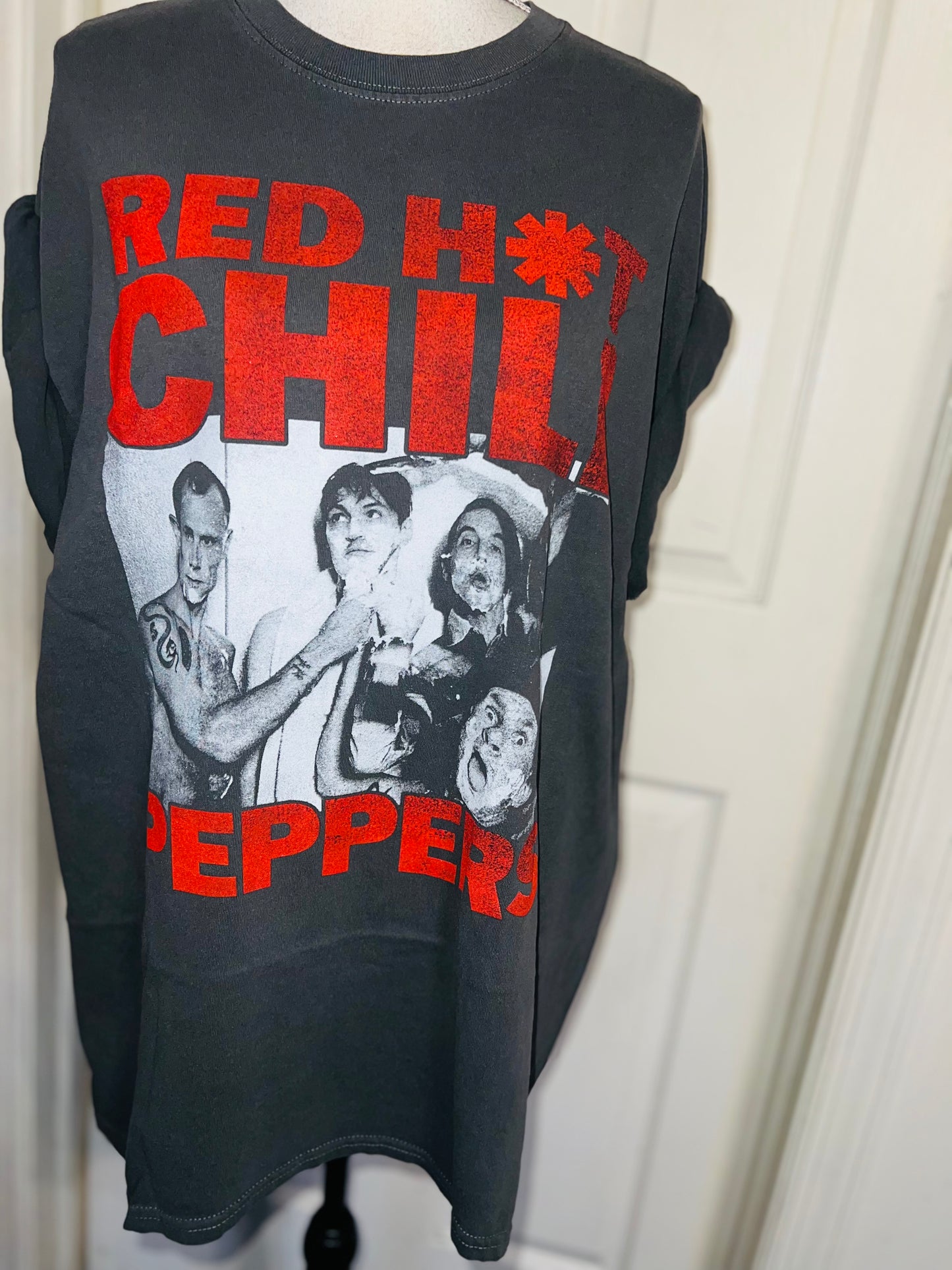 Red Hot Chili Peppers Oversized Distressed Tee