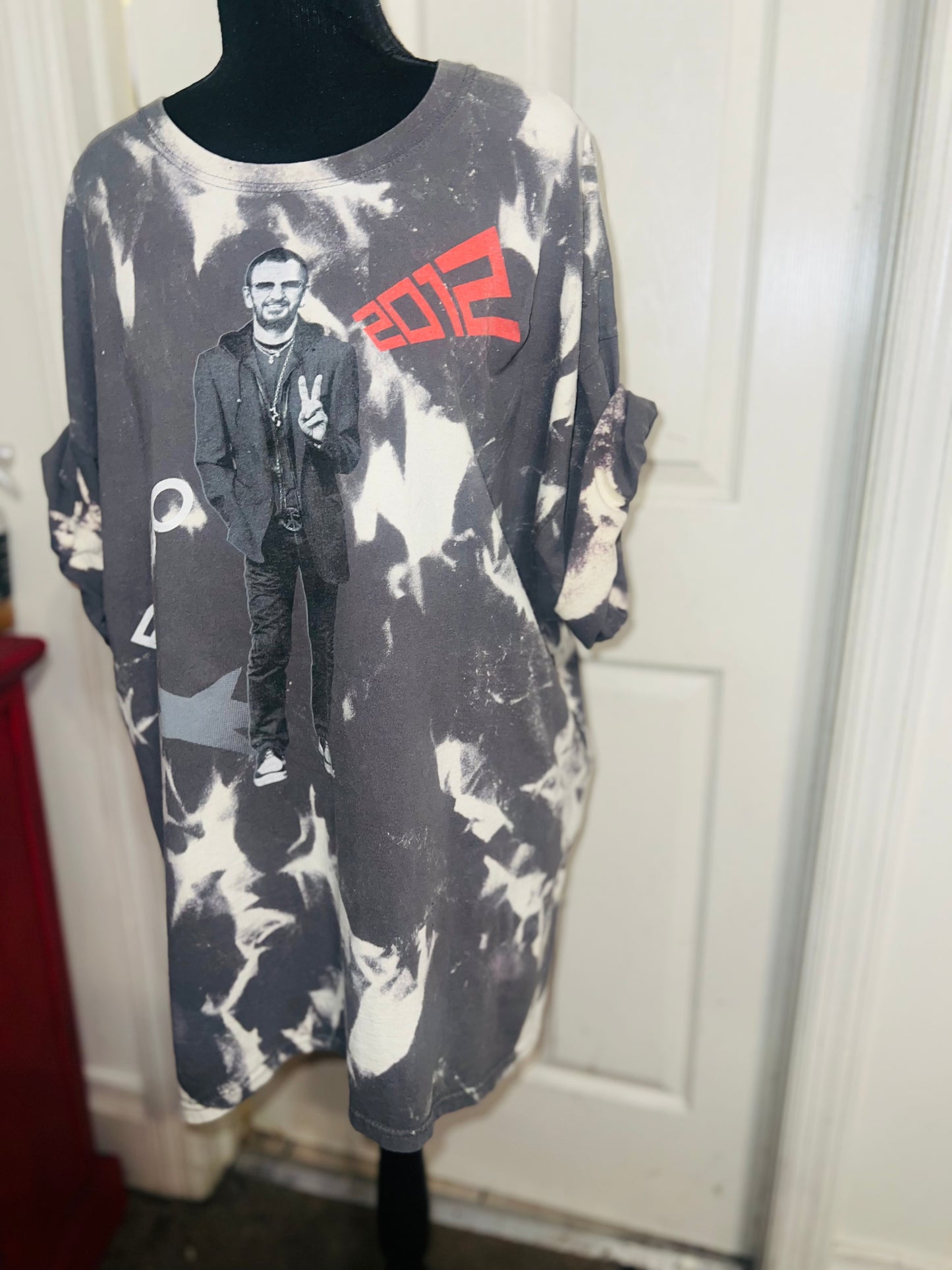 Bleached Ringo Starr Vintage Double Sided Tee