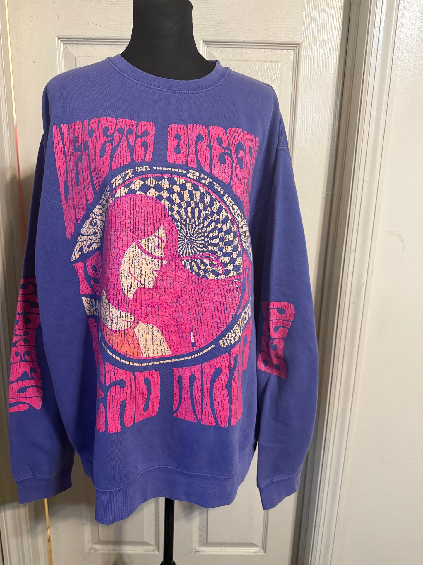 Grateful Dead Oversized Distressed Sweatshirt