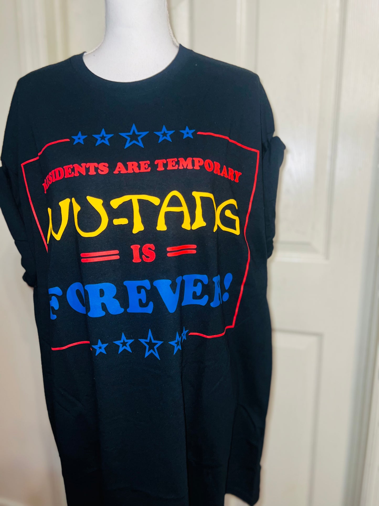 Wu-Tang Clan Oversized Distressed Tee
