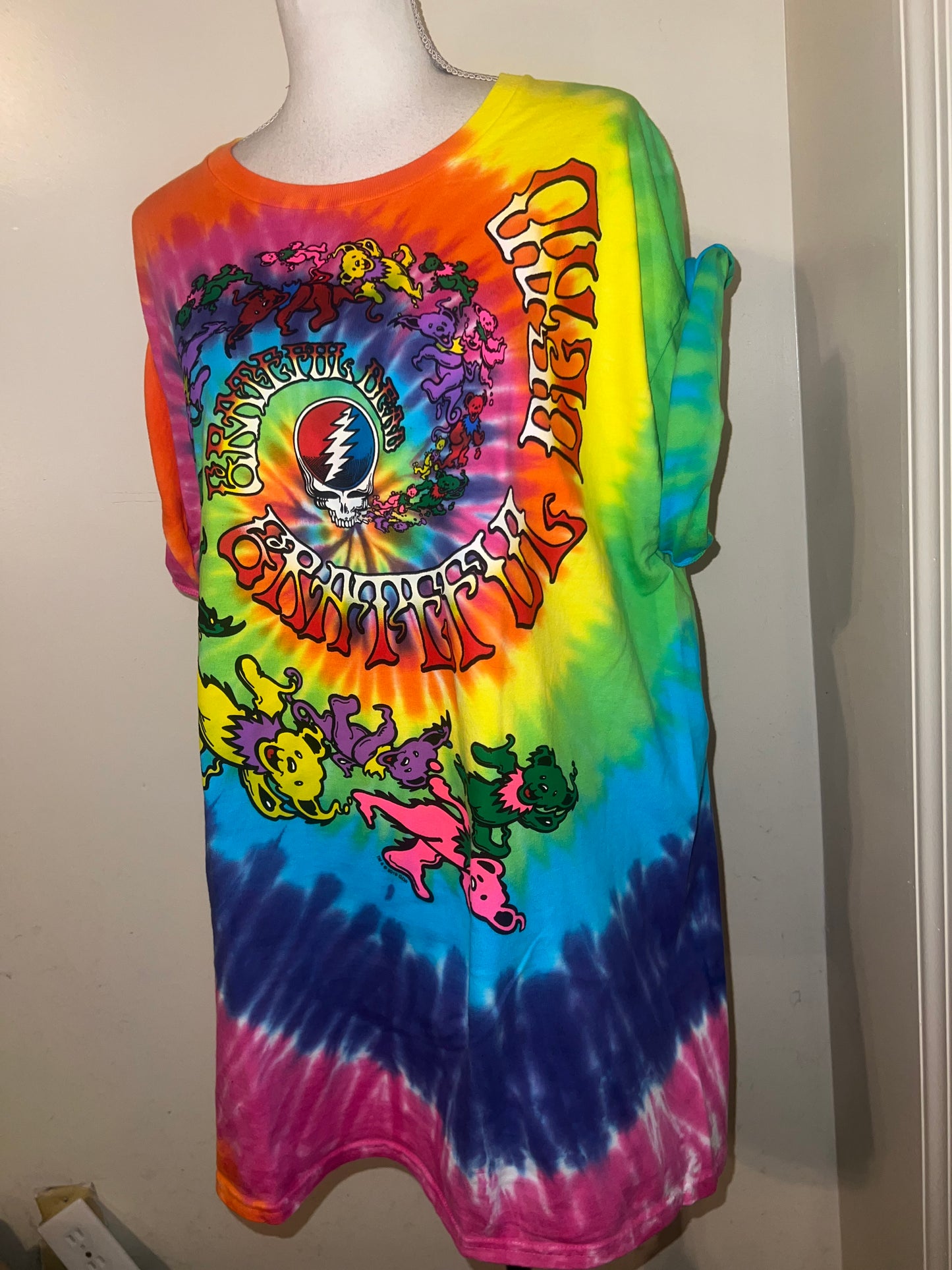 Grateful Dead Oversized Distressed Tee