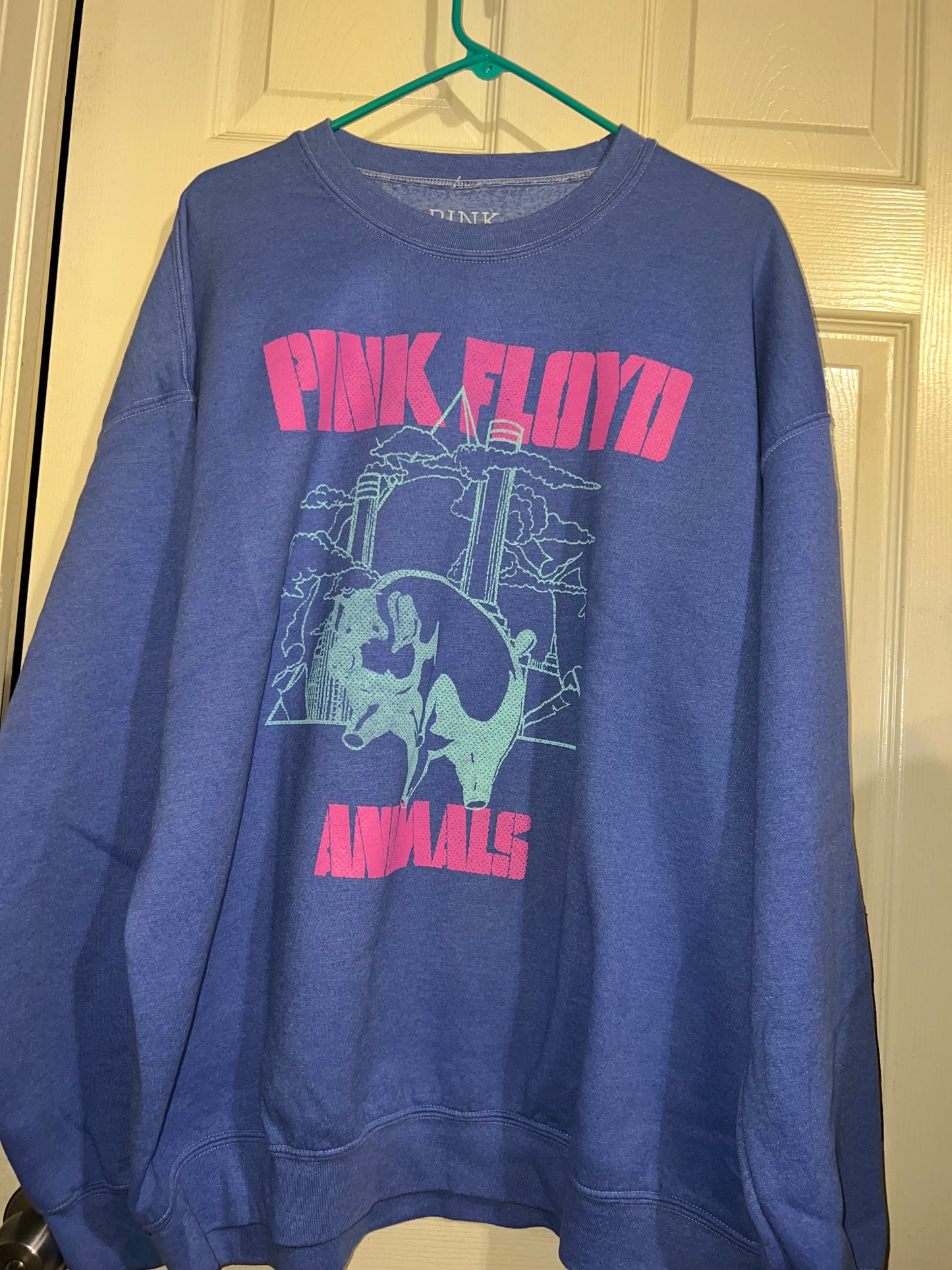 Pink Floyd Animals Oversized Distressed Sweatshirt
