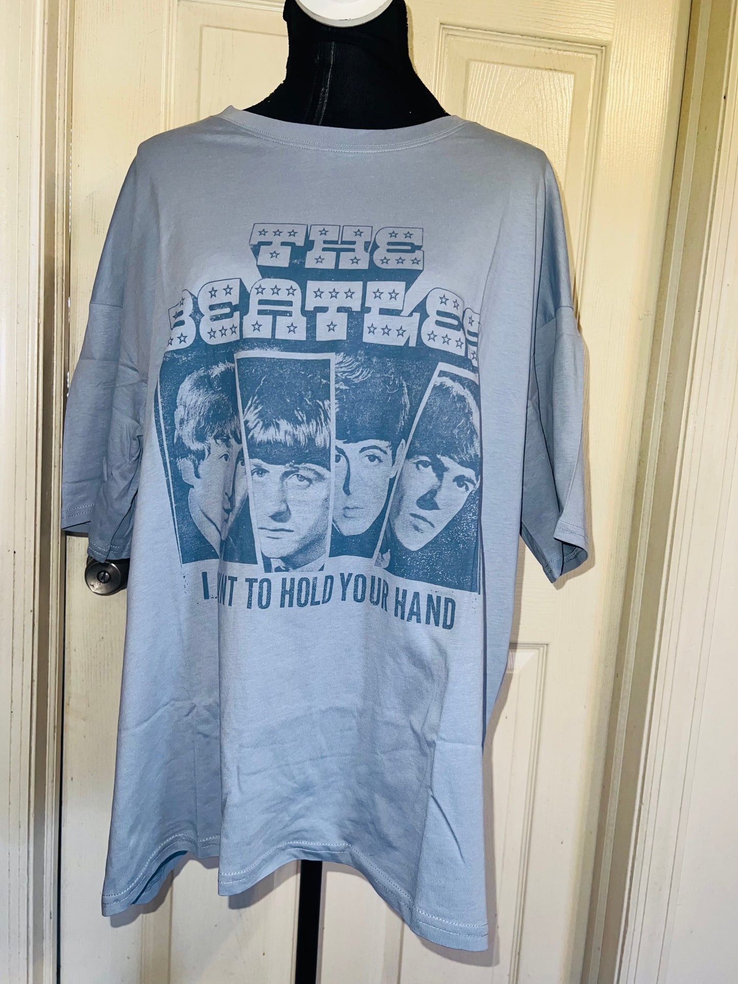 The Beatles Oversized Distressed Tee